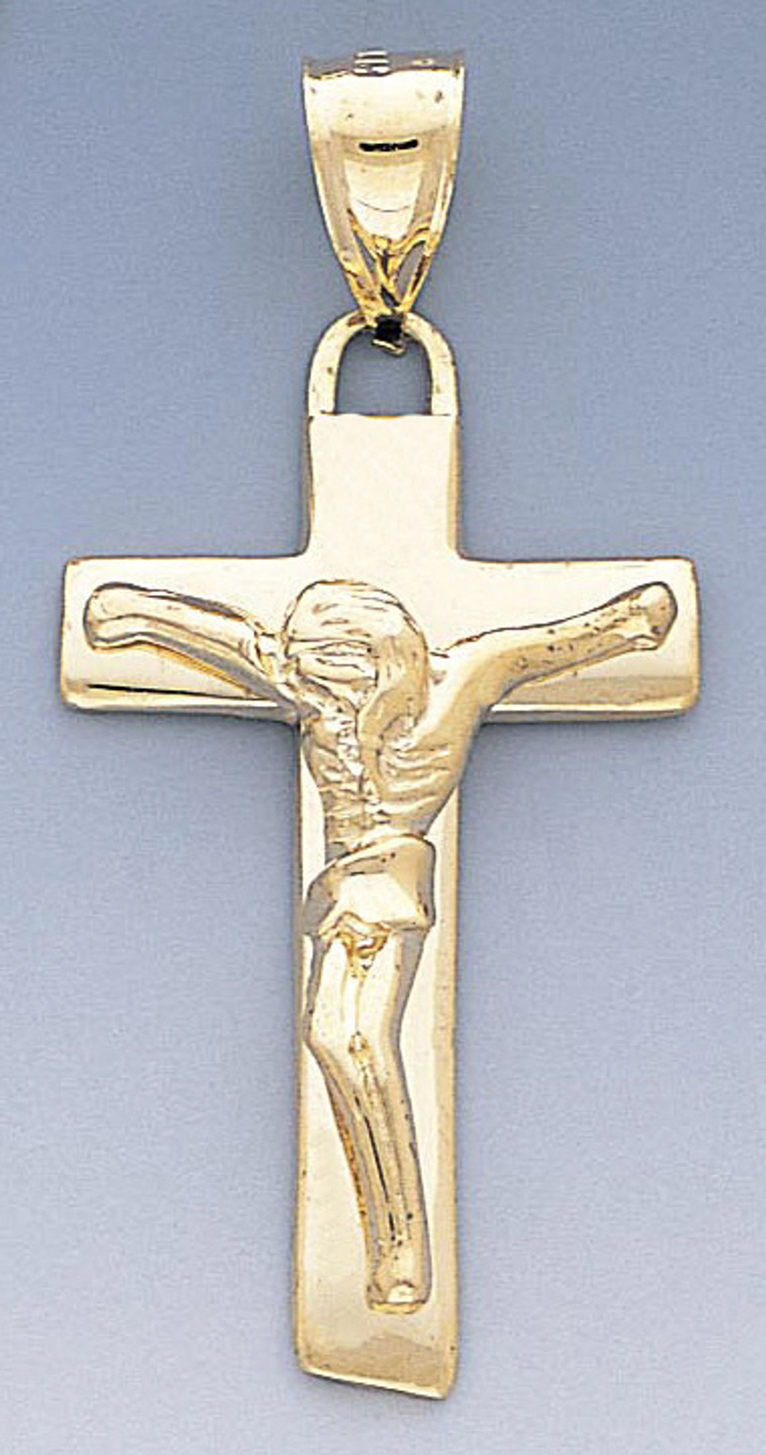 14k Gold Fancy Crucifix Pendant 25mm W X 53mm H Includ 14k Gold Fancy Crucifix Pendant 25mm W X 53mm H Includ