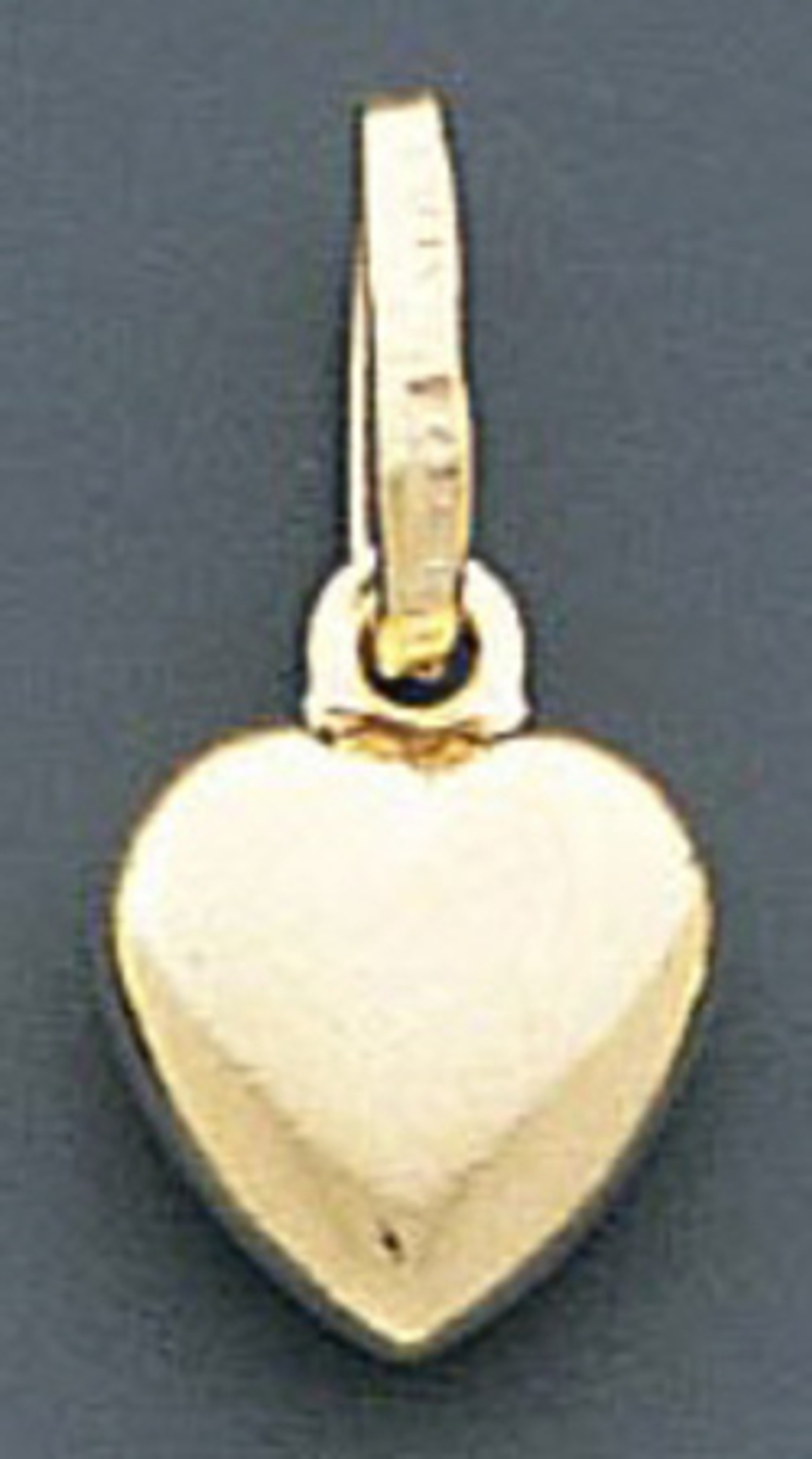 14k Gold 8.0mm Italian Heart Pendant 14k Gold 8.0mm Italian Heart Pendant