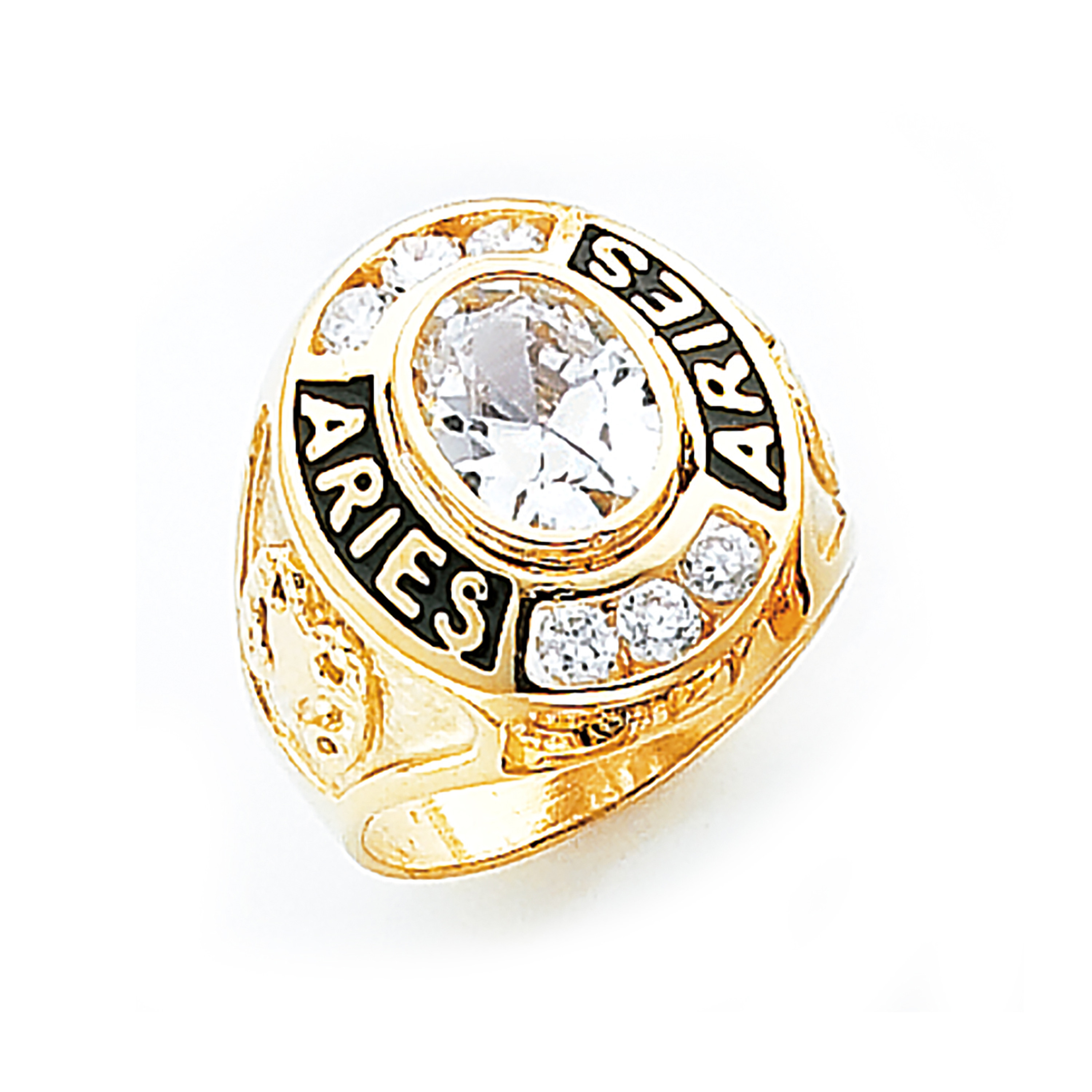 14k Gold Men's Aries Zodiac Ring 14k Gold Men's Aries Zodiac Ring