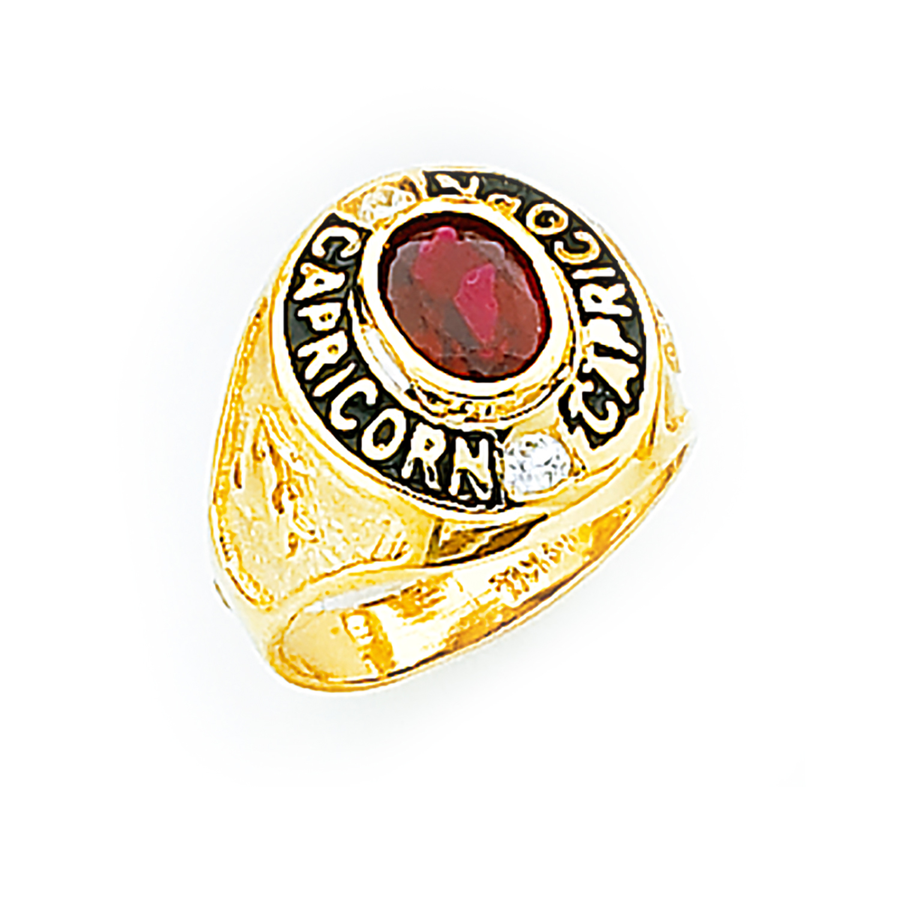 14K Gold Ladies Capricorn Zodiac Ring 14K Gold Ladies Capricorn Zodiac Ring