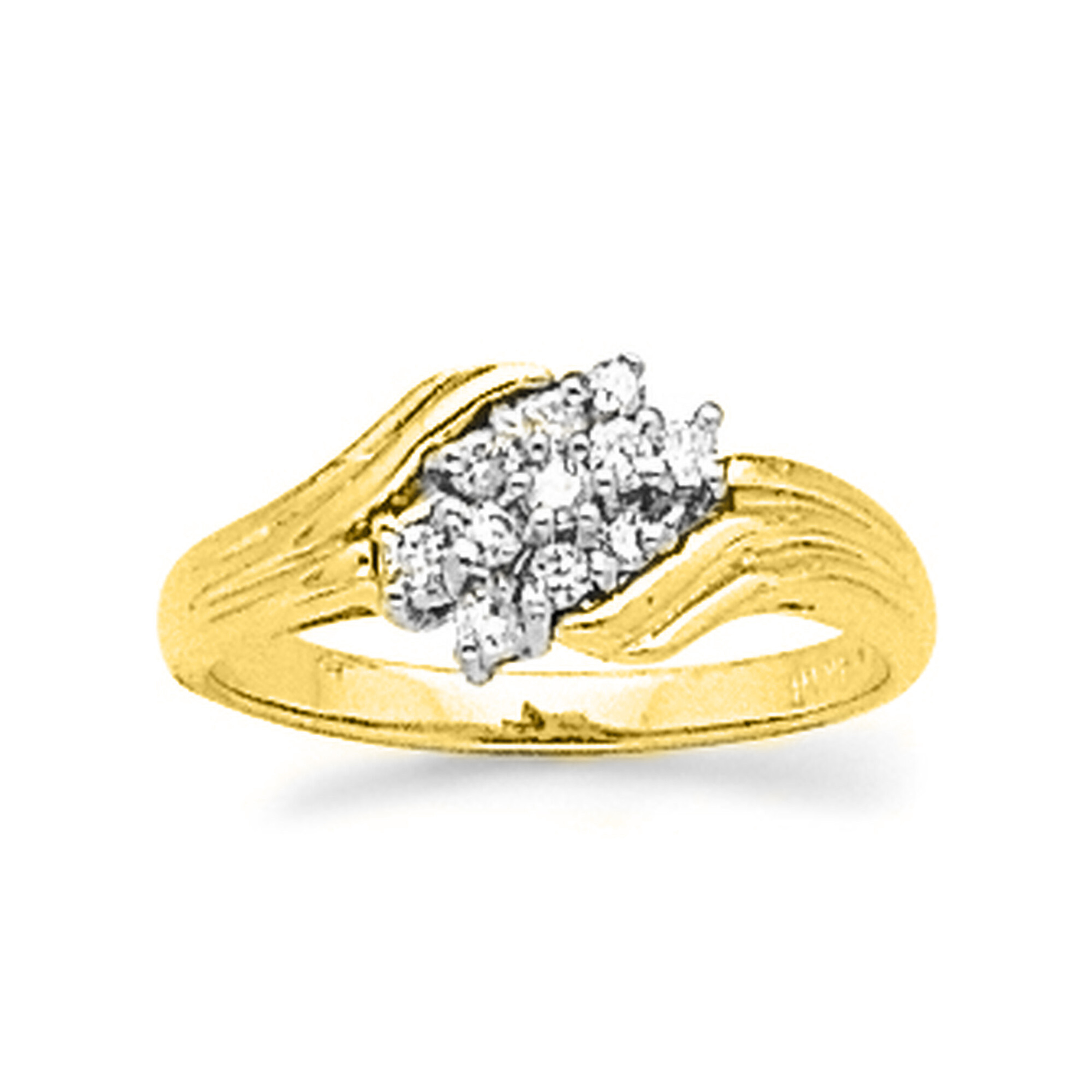 14k Gold Ladies 0.25ct Diamond Ring 14k Gold Ladies 0.25ct Diamond Ring