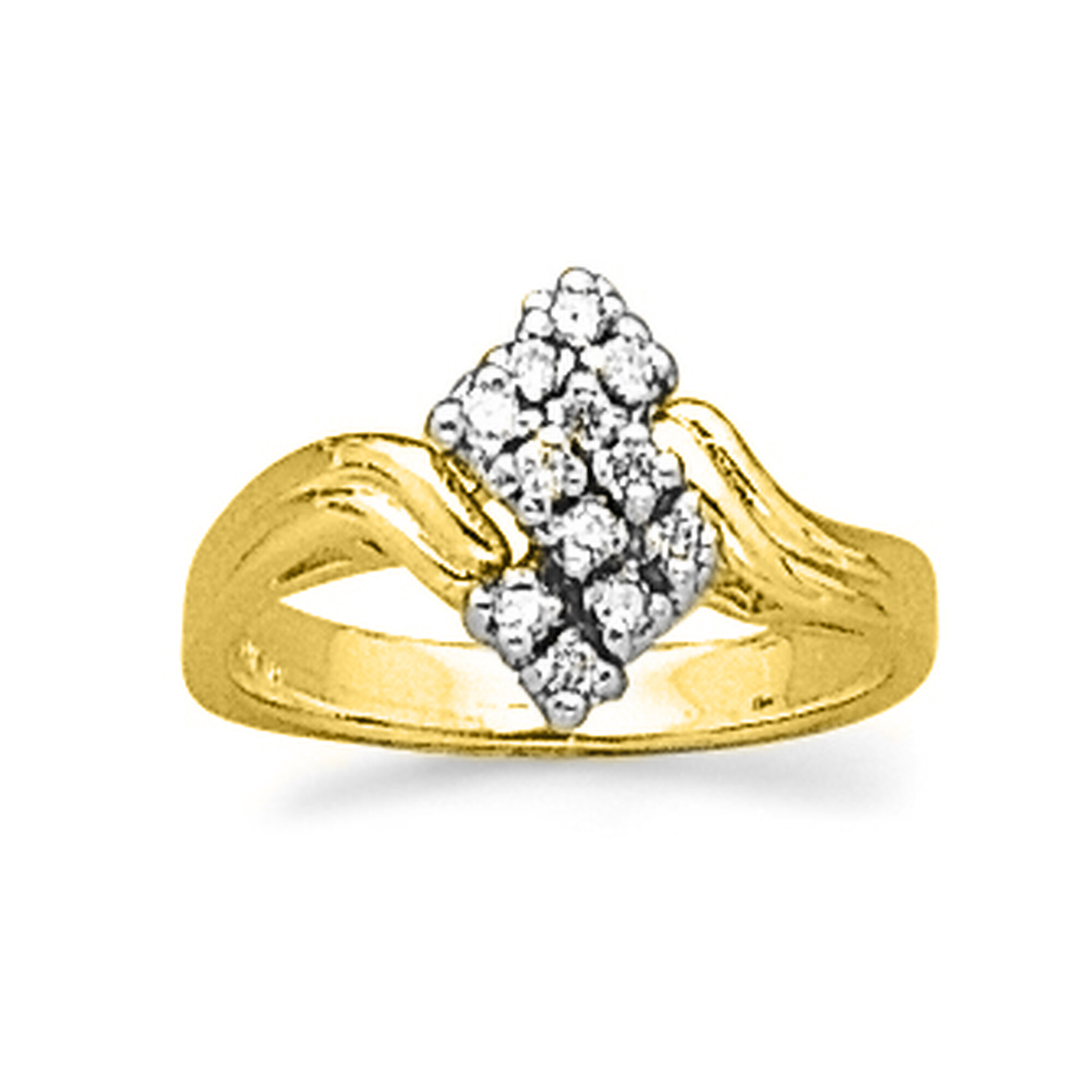 14k Gold Ladies Prong-set 0.25ct Diamond Ring 14k Gold Ladies Prong-set 0.25ct Diamond Ring