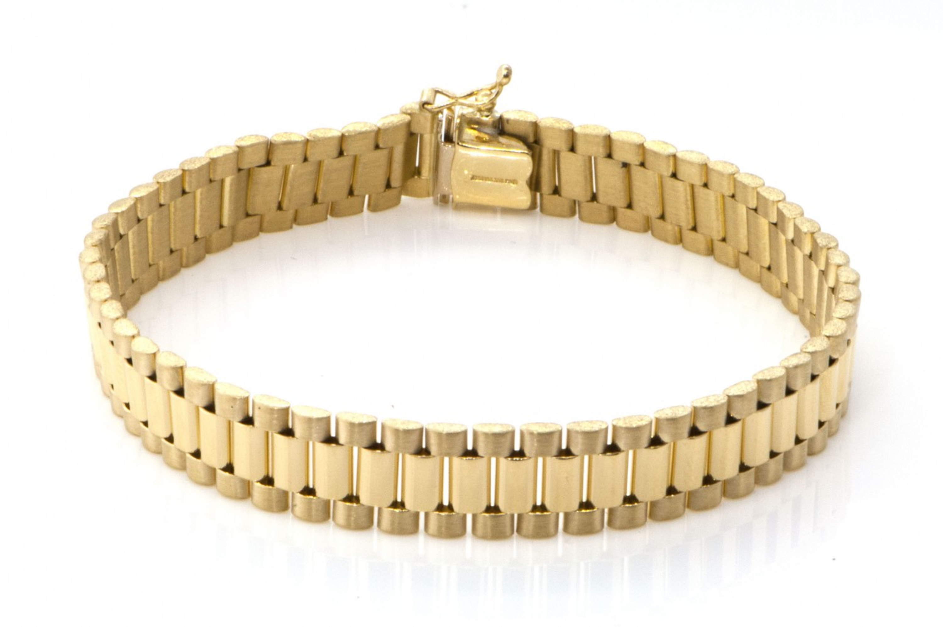 14k Gold President Jubilee Bracelet 10 Mm Wide. 8.5" 14k Gold President Jubilee Bracelet 10 Mm Wide. 8.5"