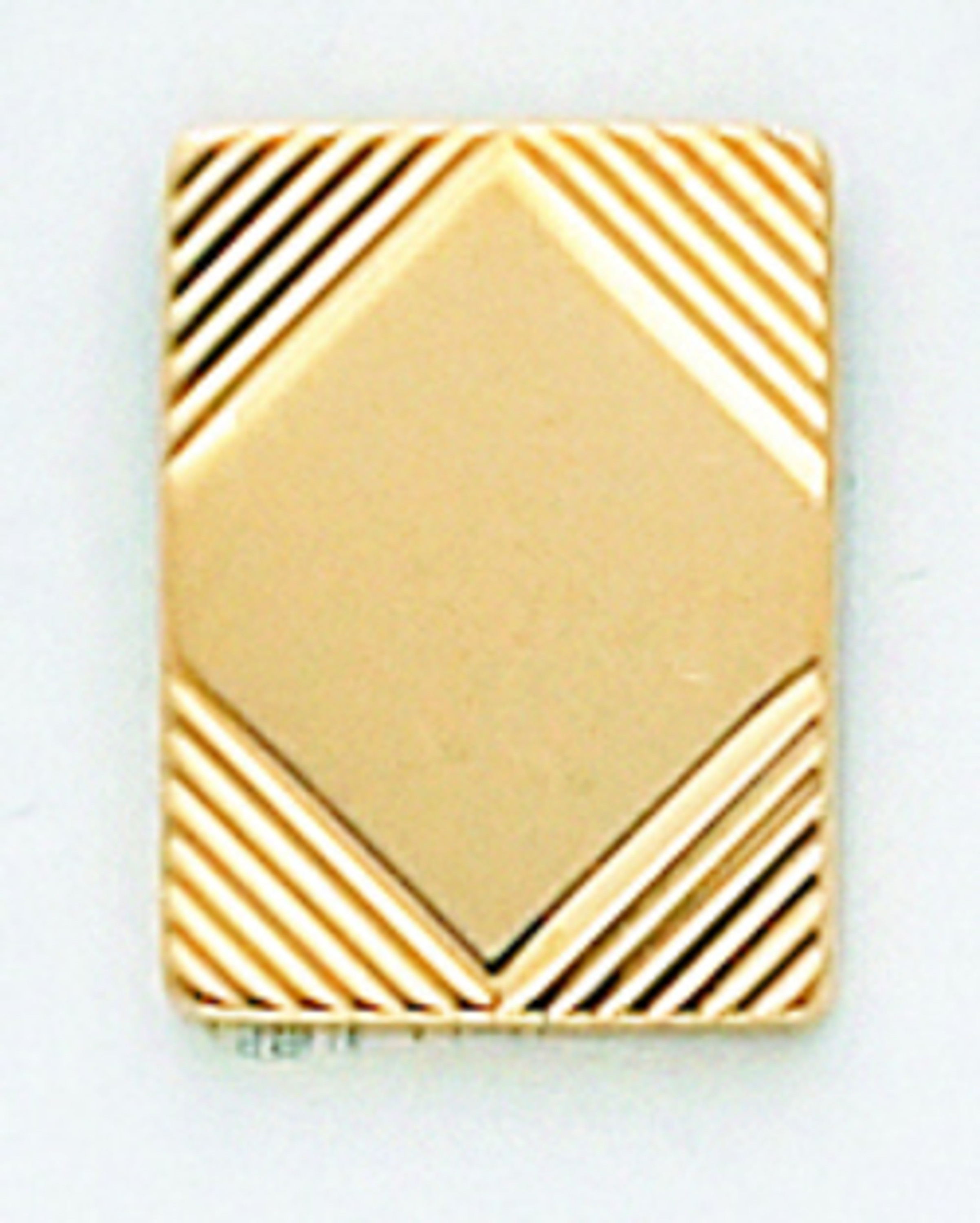 14k Gold Rectangular Tie Tack
