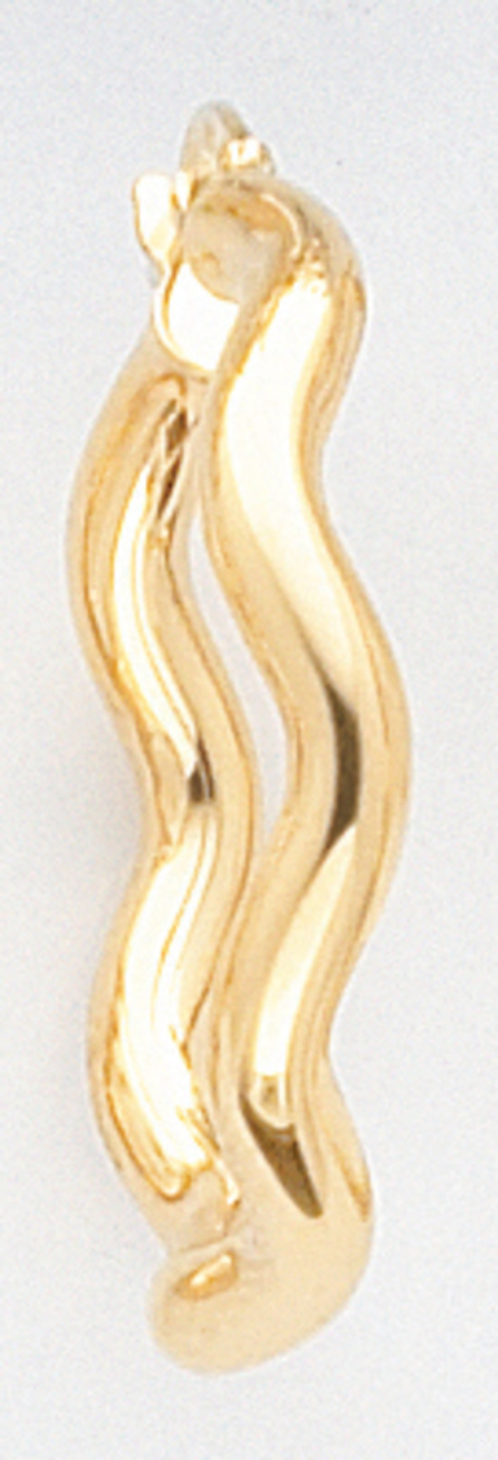 14k Gold Italian 29.02 Hoop Earrings With Twist Design 14k Gold Italian 29.02 Hoop Earrings With Twist Design