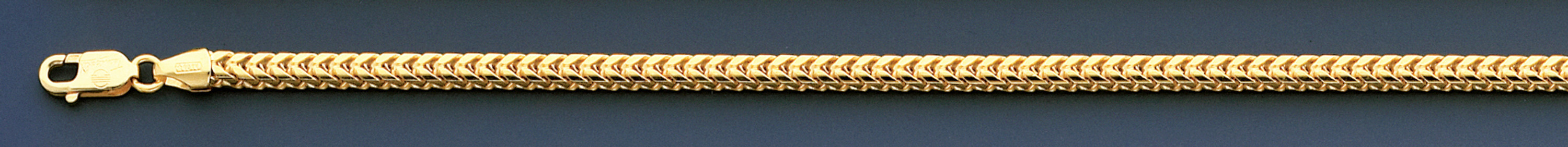 18k Gold Franco Chain 3mm 22 Inches 18k Gold Franco Chain 3mm 22 Inches