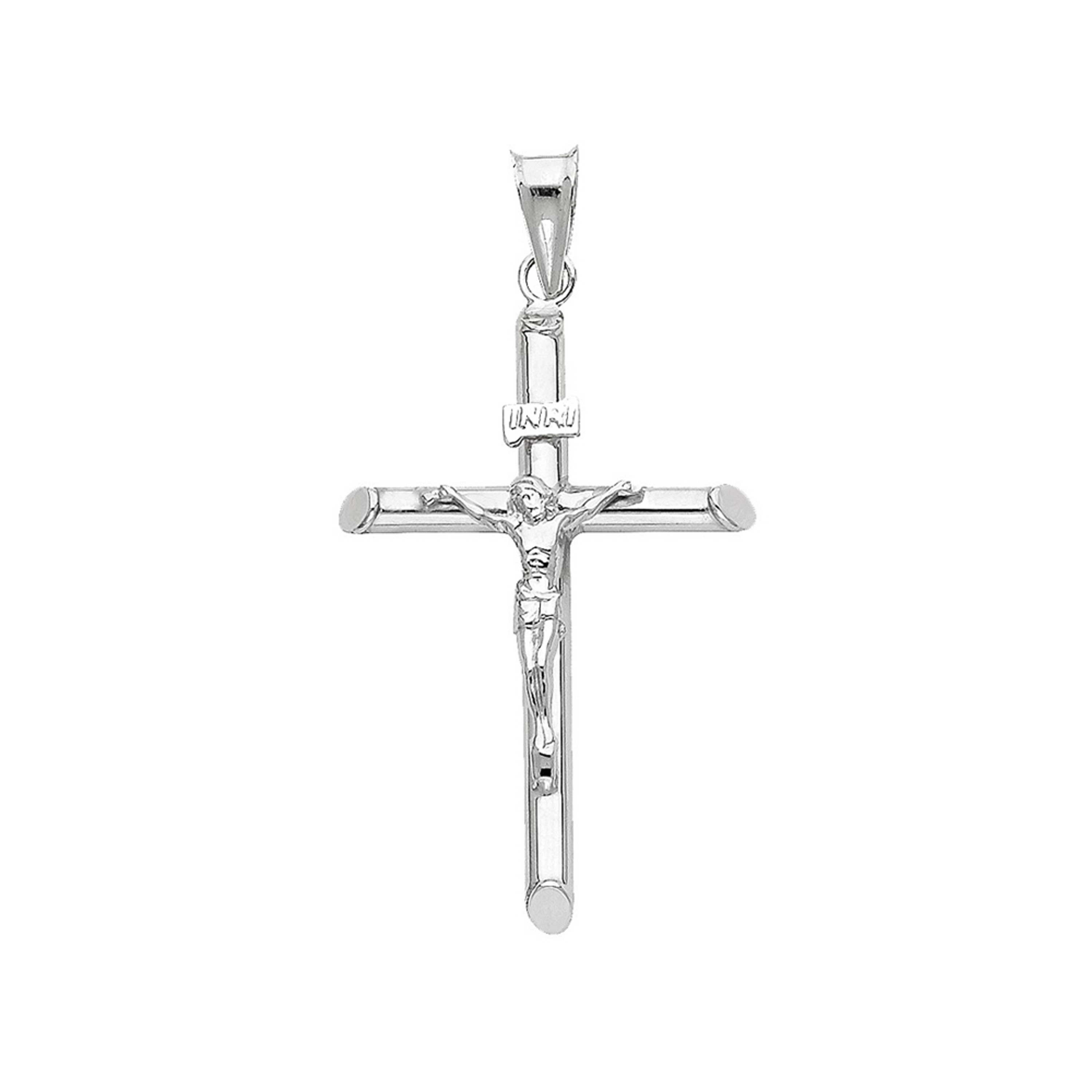 14k White Gold Cross Pendant 35mm 14k White Gold Cross Pendant 35mm