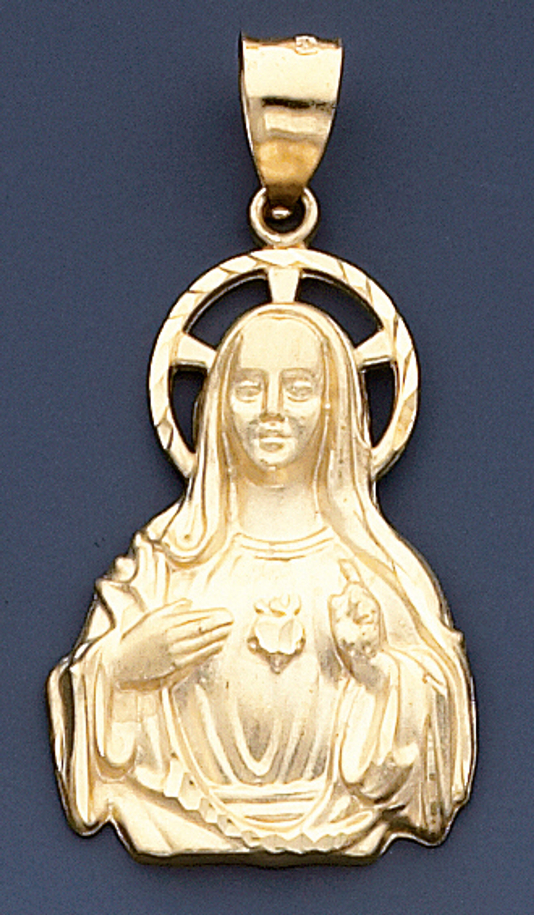 14k Gold 43.25 mm High by 22.31 mm Wide Jesus Charm 14k Gold 43.25 mm High by 22.31 mm Wide Jesus Charm