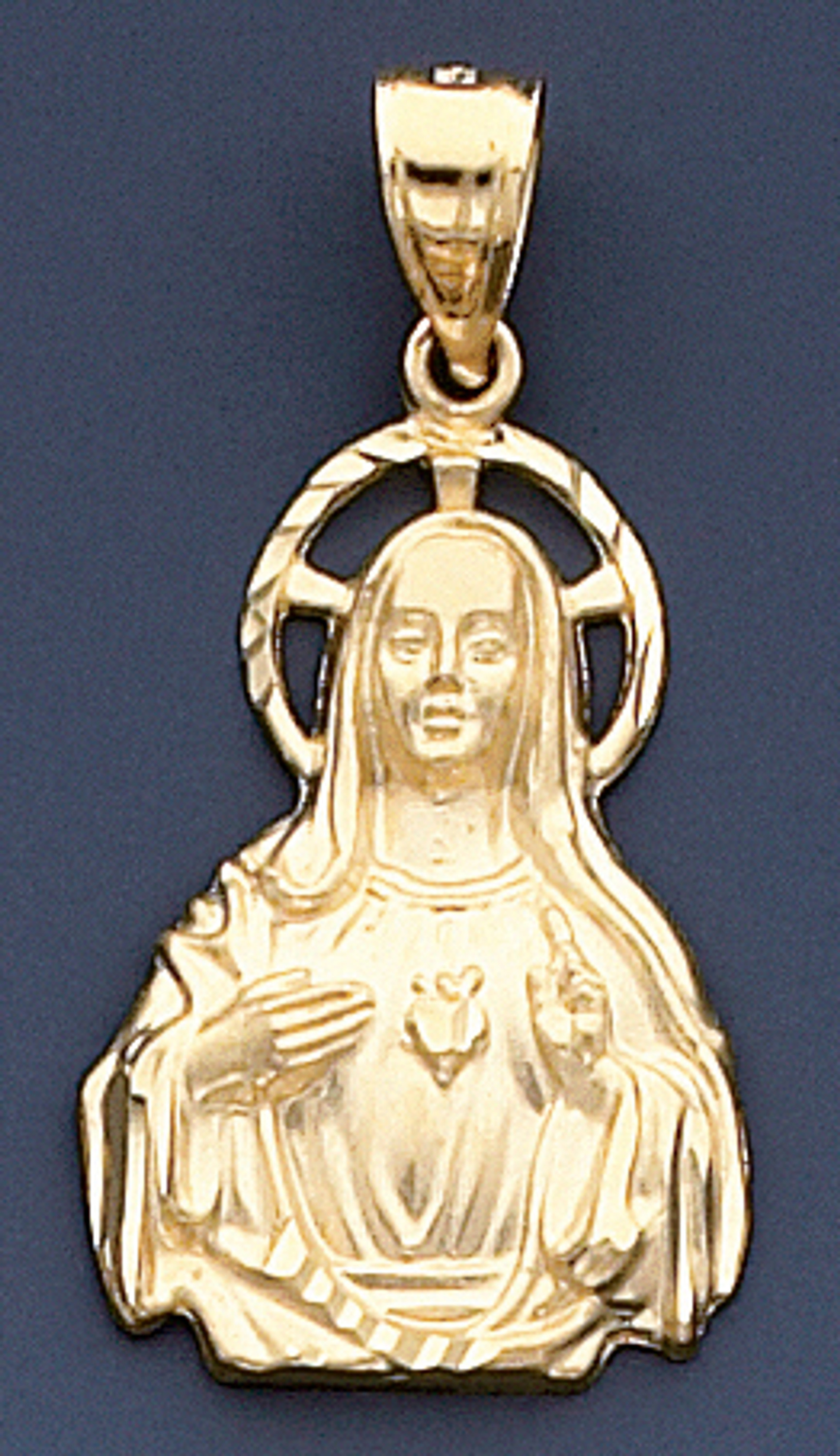 14k Gold 34.90 mm High by 17.14 mm Wide Jesus Charm 14k Gold 34.90 mm High by 17.14 mm Wide Jesus Charm