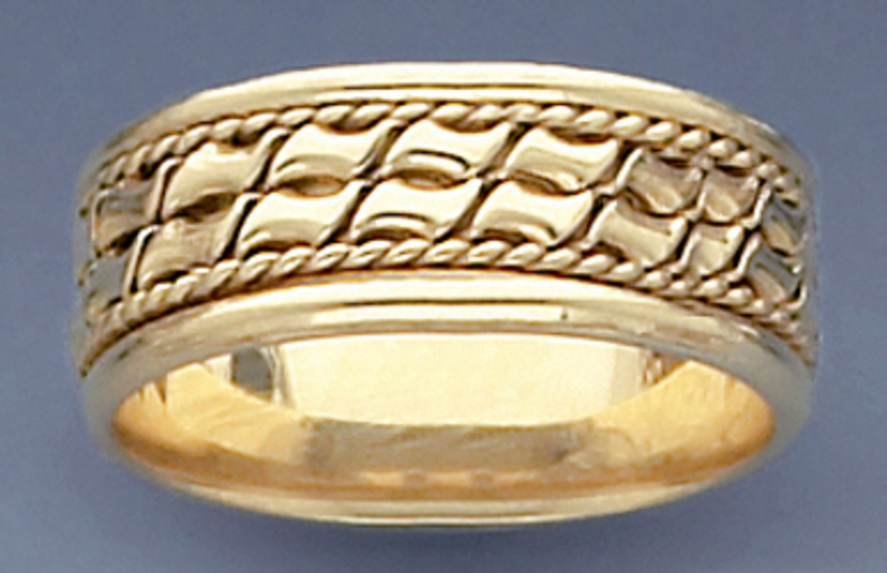 14k Yellow Gold Hand Made Designer Wedding Band 14k Yellow Gold Hand Made Designer Wedding Band