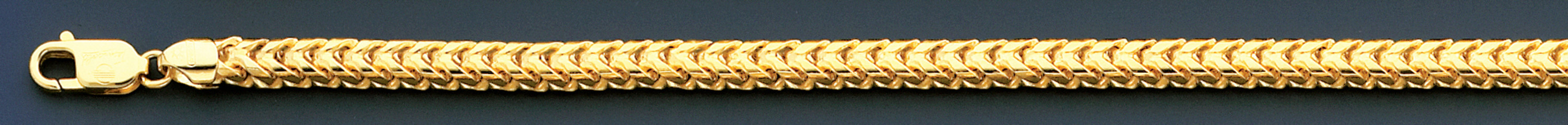 18k Gold Franco Chain 3.5mm 18 Inches 18k Gold Franco Chain 3.5mm 18 Inches
