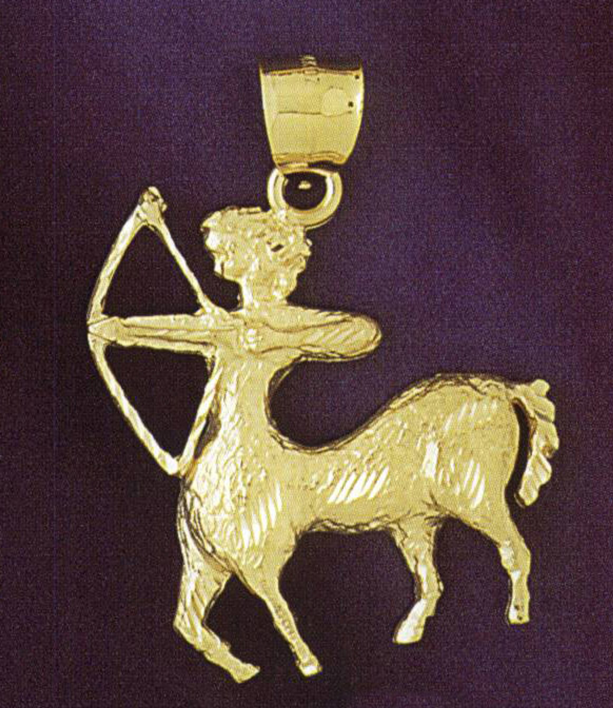 14k Yellow Gold Sagittarius Charm (pendant) 14k Yellow Gold Sagittarius Charm (pendant)