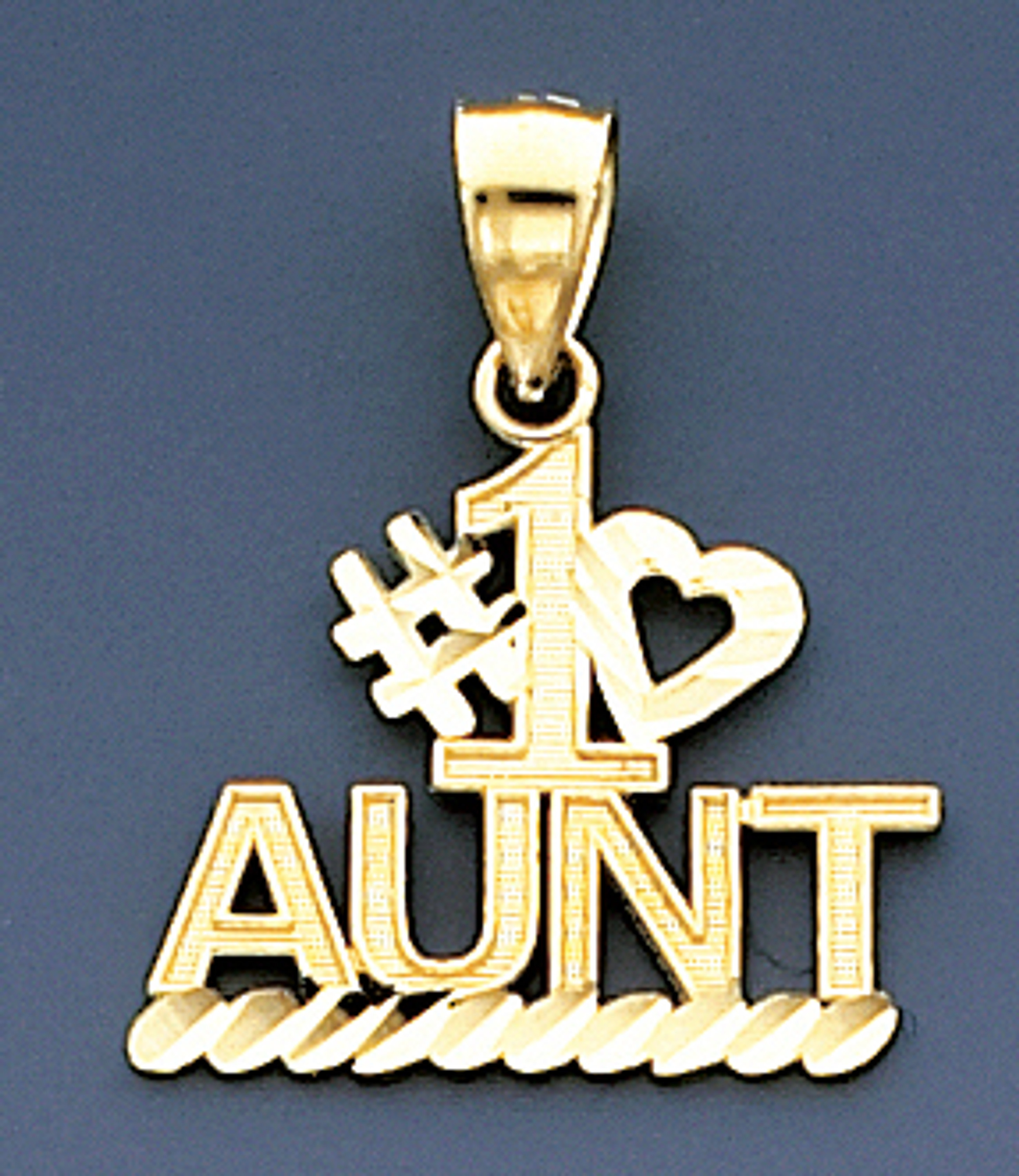 14k Gold #1 Aunt Charm 14k Gold #1 Aunt Charm