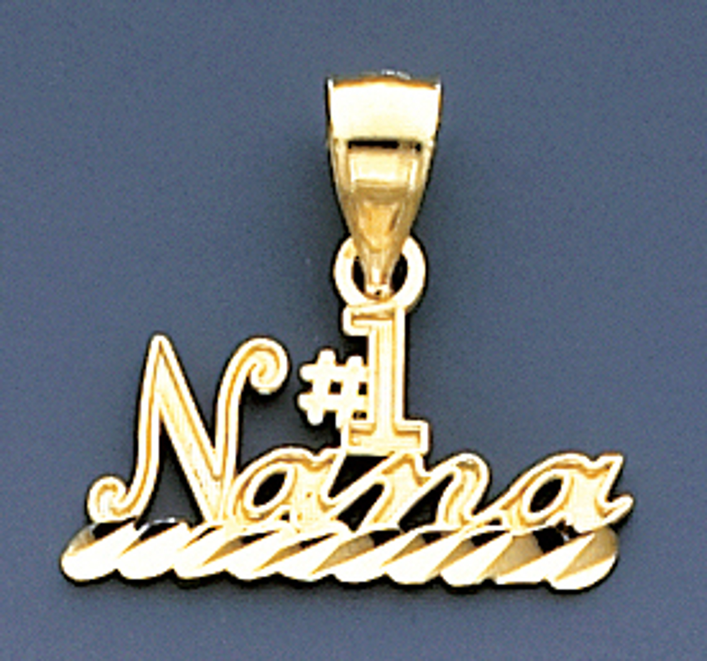 14k Gold #1 Nana Charm 14k Gold #1 Nana Charm