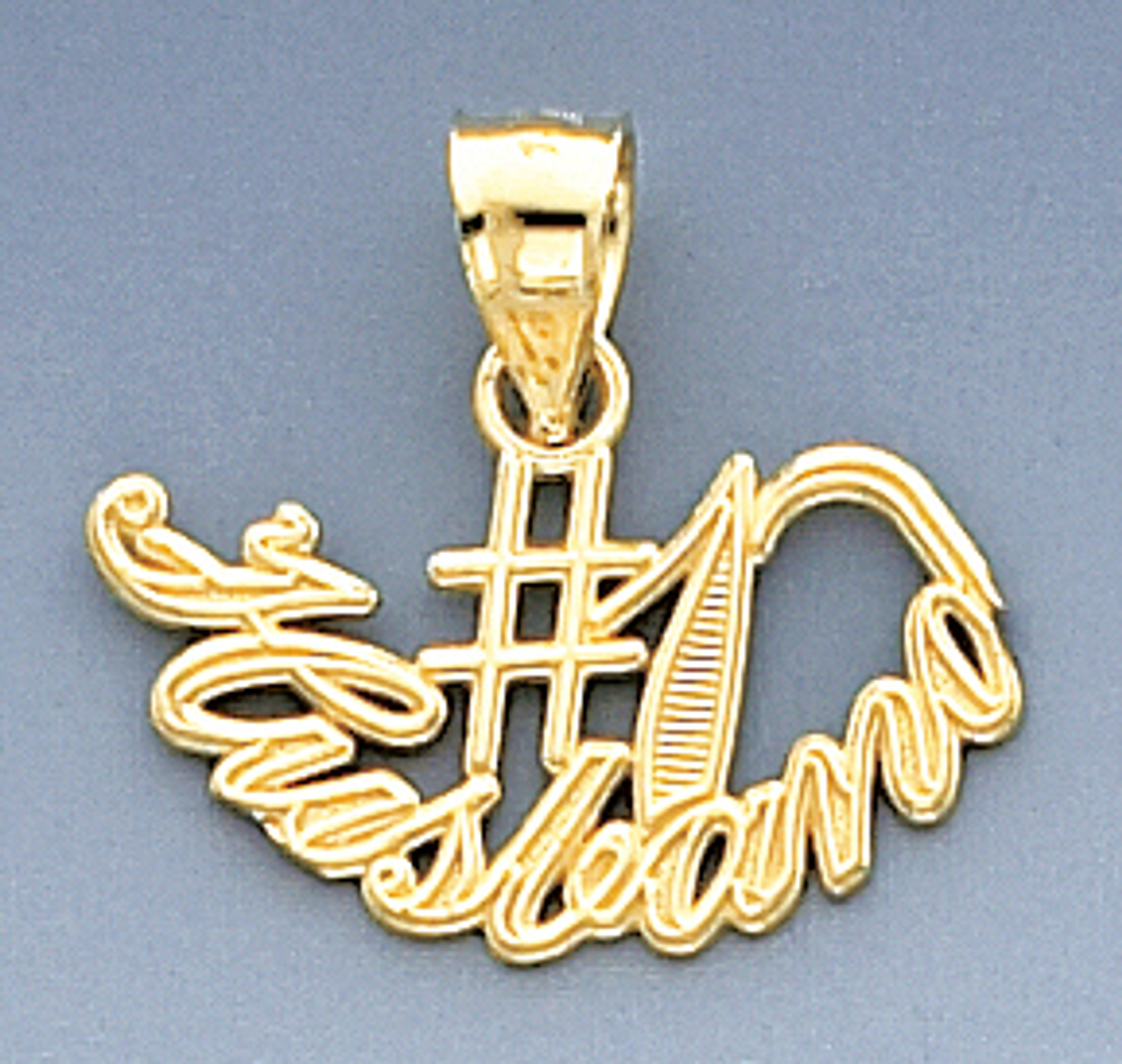 14k Gold #1 Husband Charm 14k Gold #1 Husband Charm