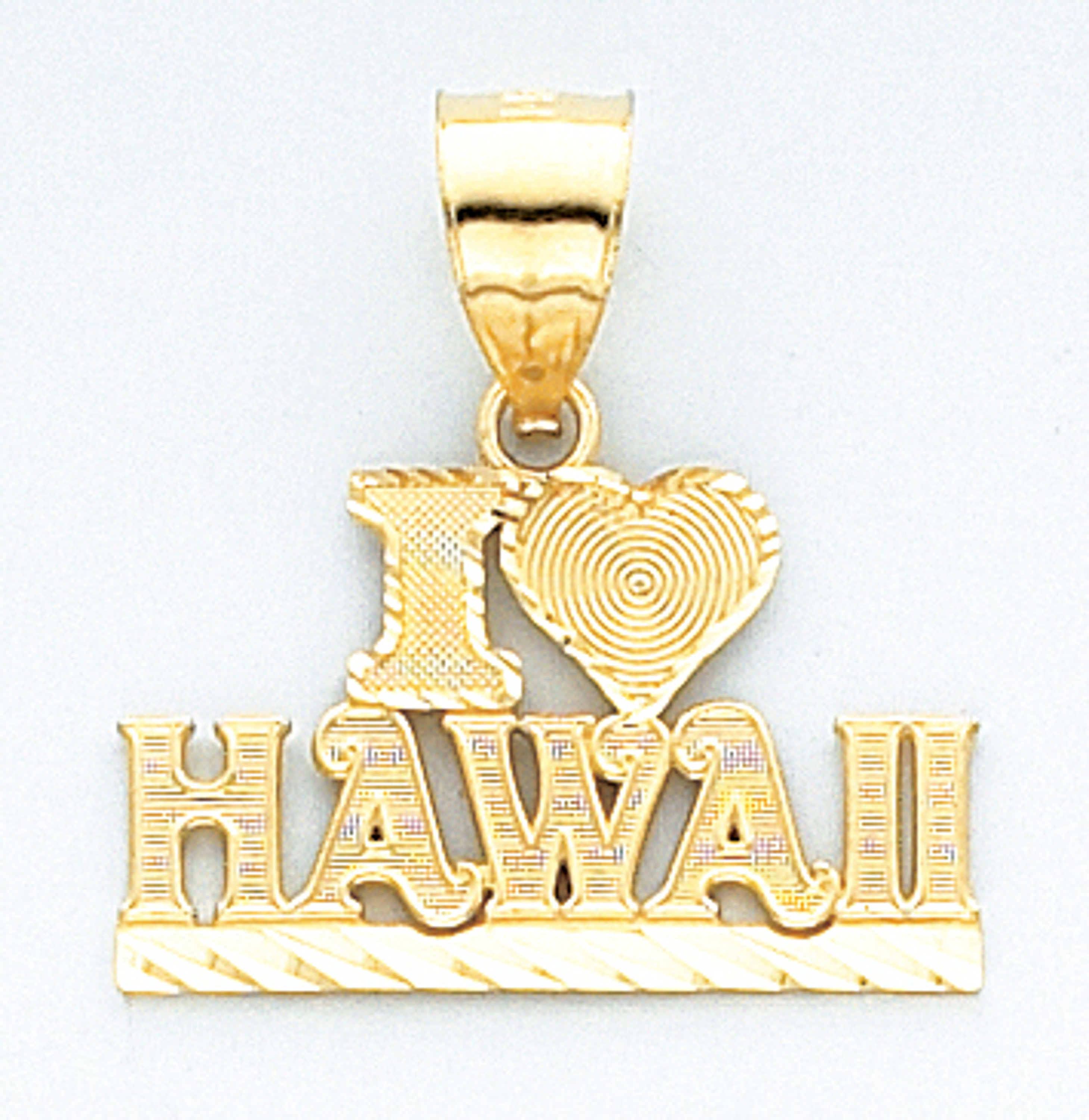 14k Gold I Love Hawaii Charm 14k Gold I Love Hawaii Charm