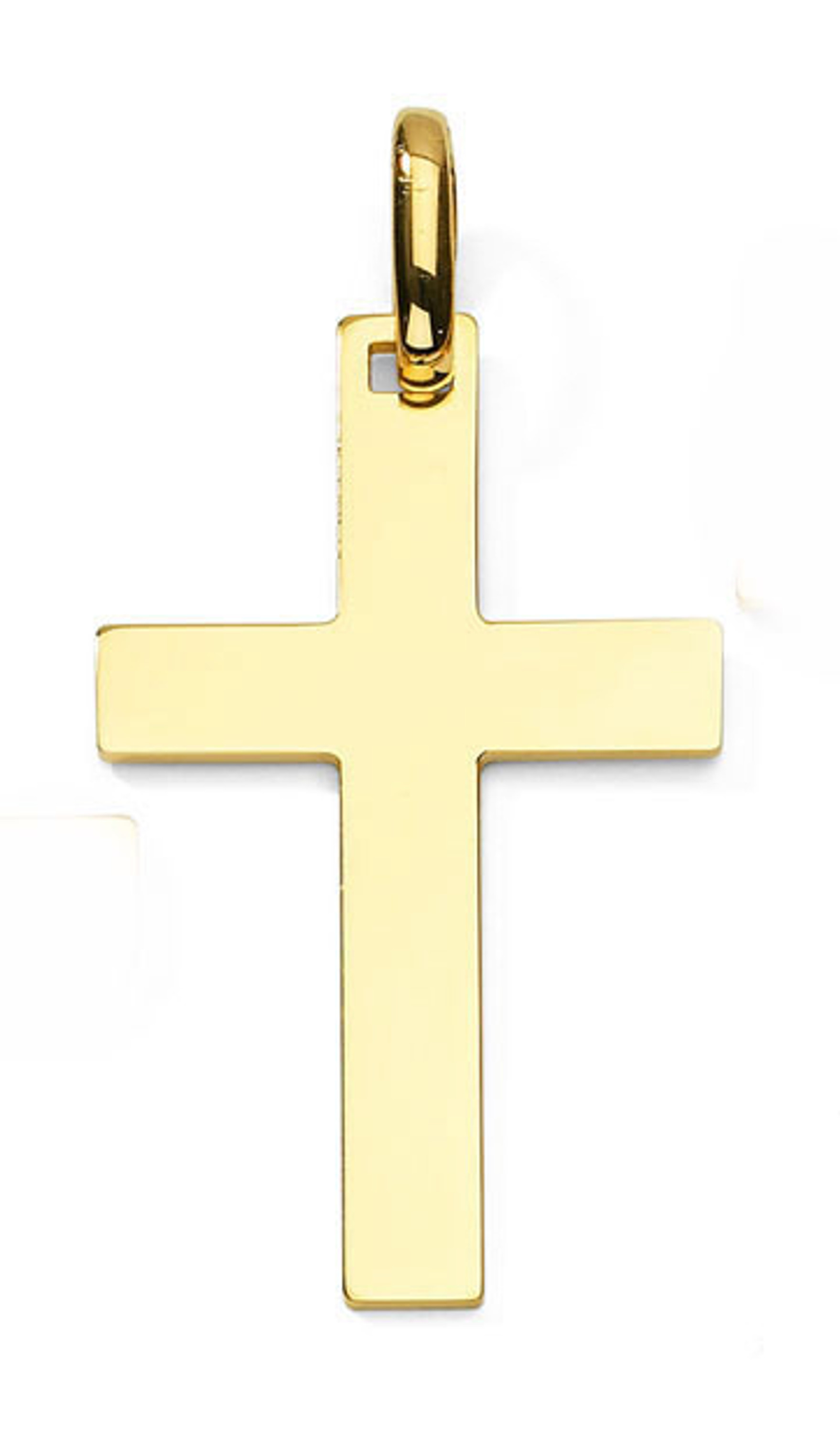 18k Yellow Gold 44mm Tall Cross Pendant 18k Yellow Gold 44mm Tall Cross Pendant
