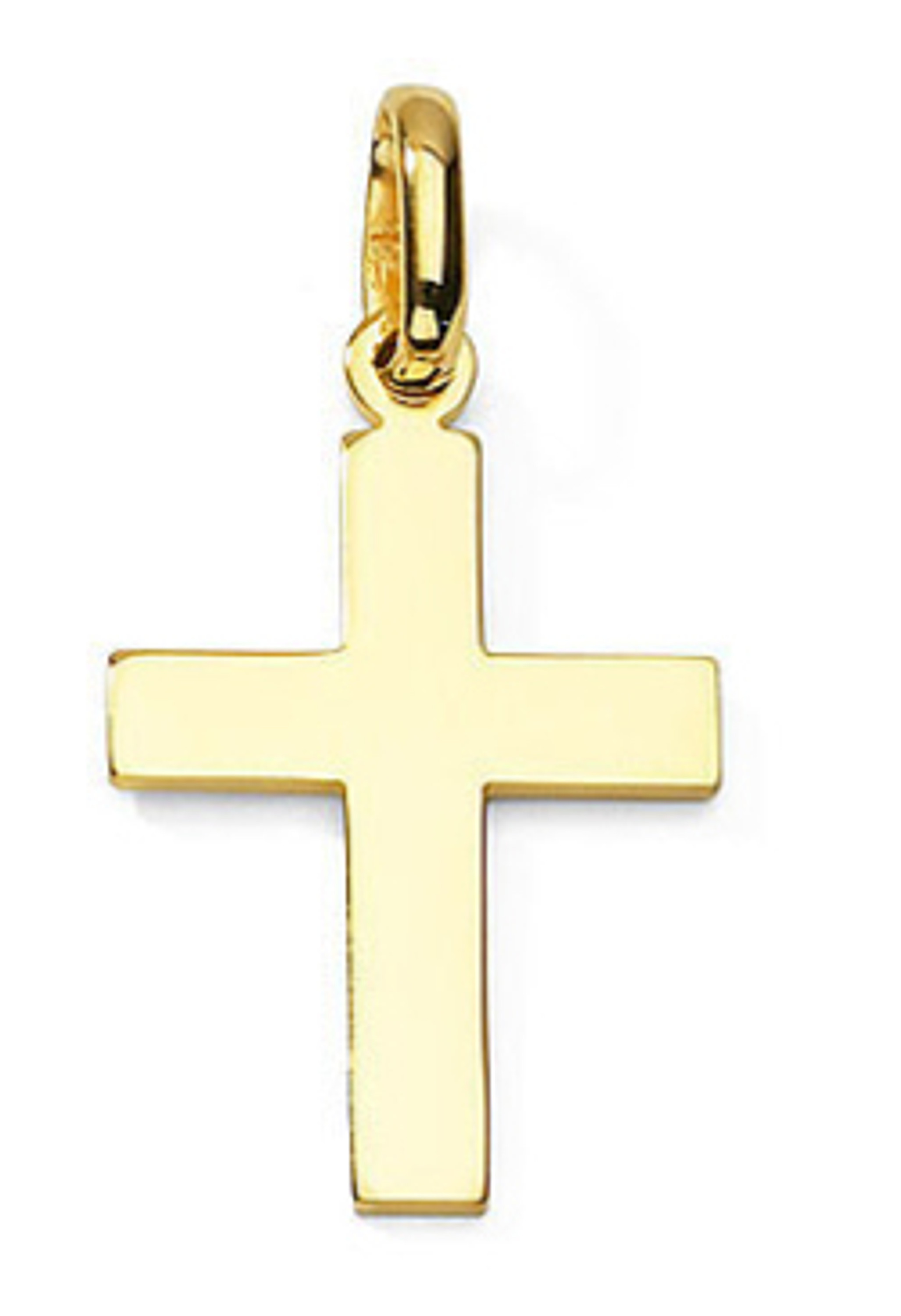 18k Yellow Gold 26mm x 16mm Tall Cross Pendant 18k Yellow Gold 26mm x 16mm Tall Cross Pendant