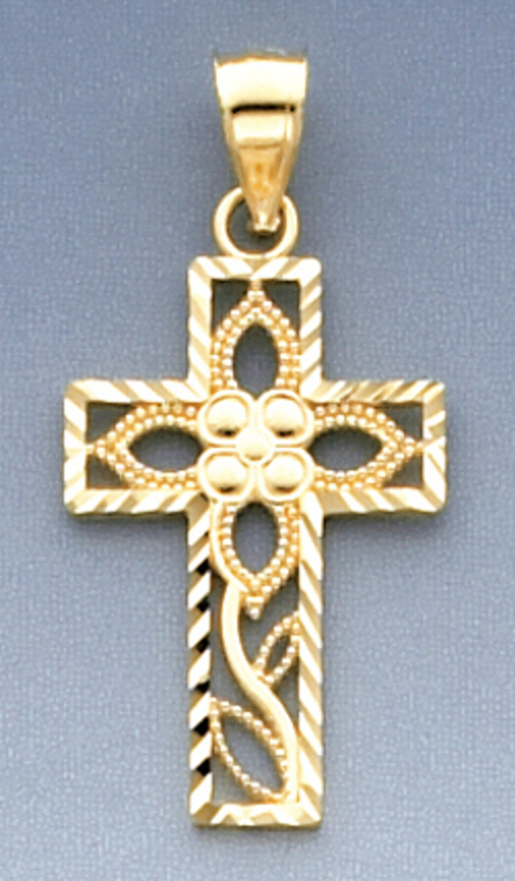 14k Yellow Gold 29.8mm Cross Pendant 14k Yellow Gold 29.8mm Cross Pendant