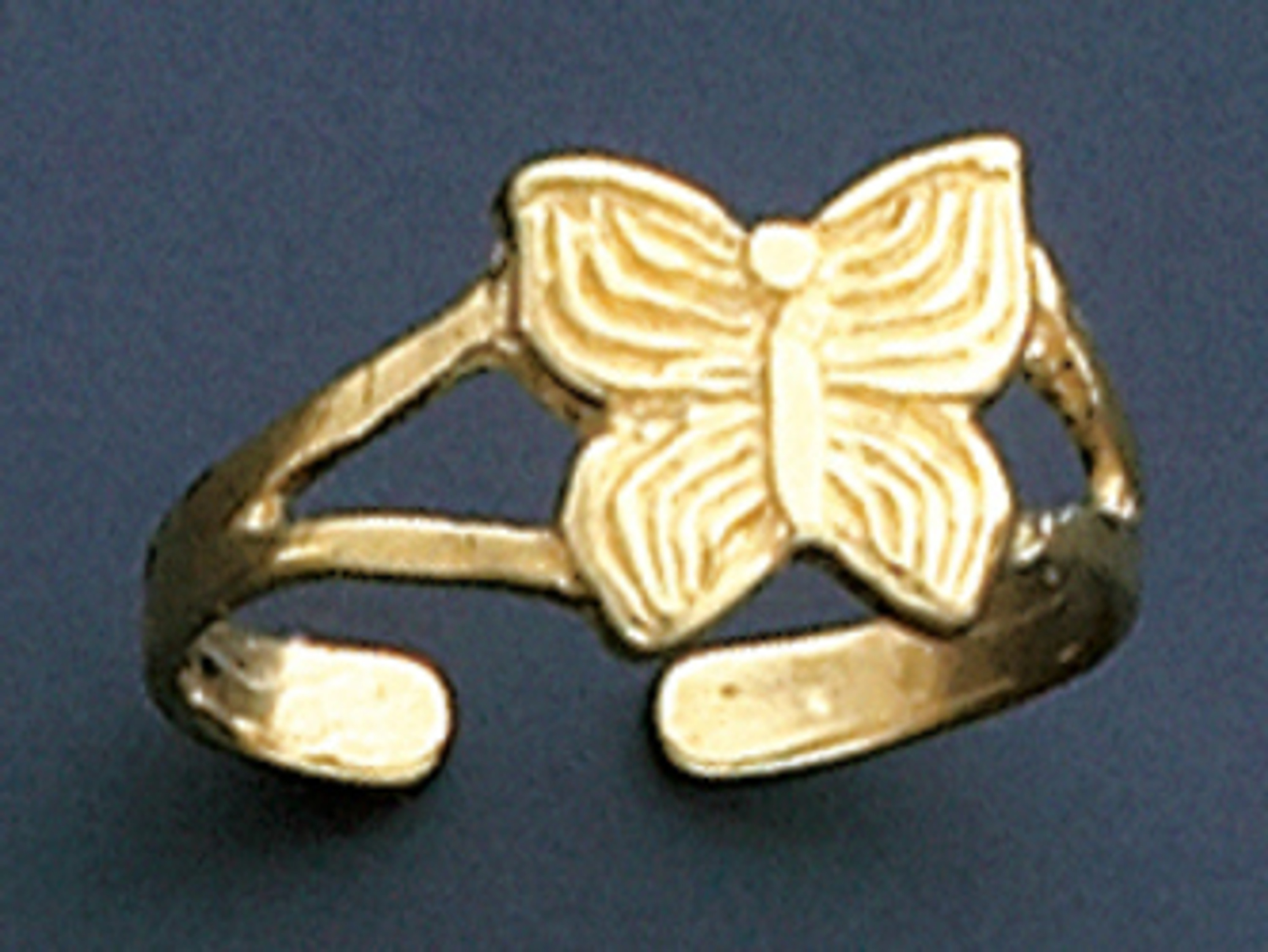 14k Gold Butterfly Toe Ring 14k Gold Butterfly Toe Ring