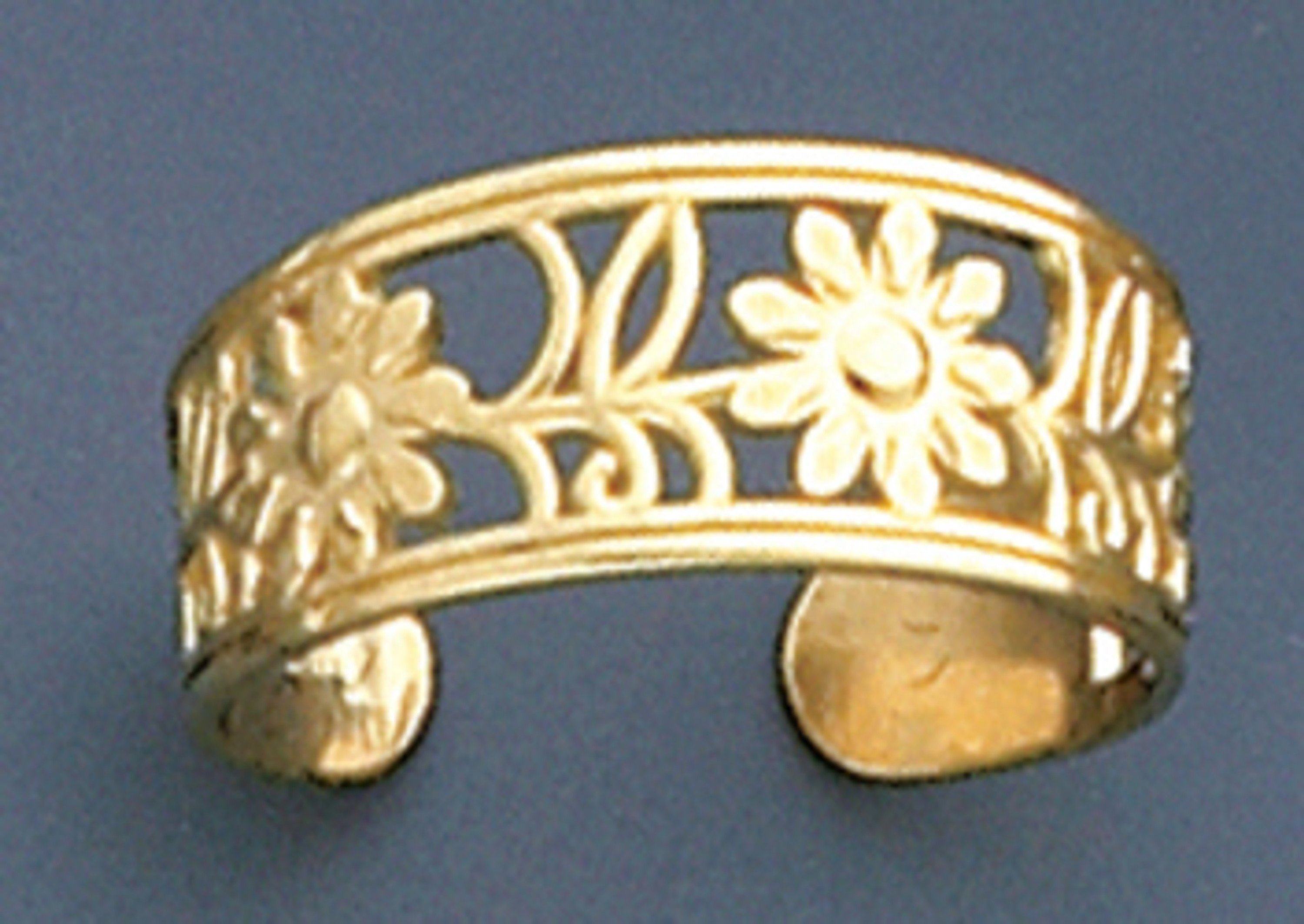 14k Yellow Gold 6.7mm Toe Ring 14k Yellow Gold 6.7mm Toe Ring