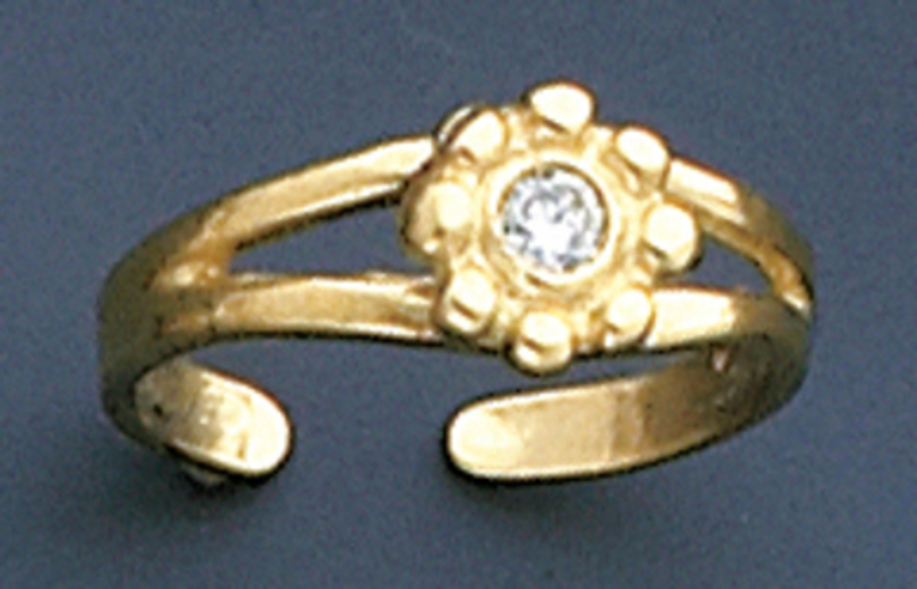 14k Yellow Gold 6.22mm Toe Ring 14k Yellow Gold 6.22mm Toe Ring