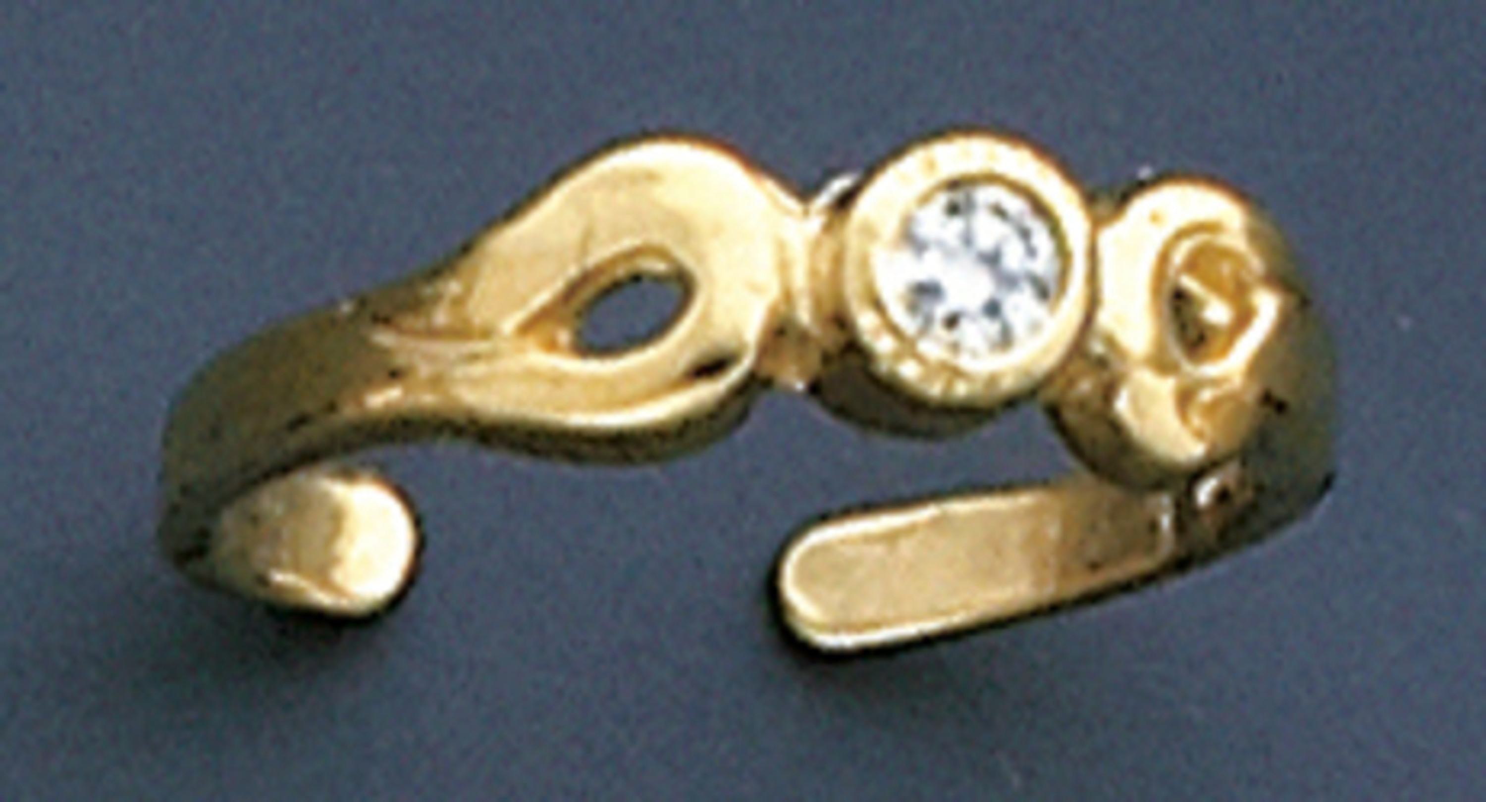 14k Yellow Gold 4.4mm Toe Ring 14k Yellow Gold 4.4mm Toe Ring