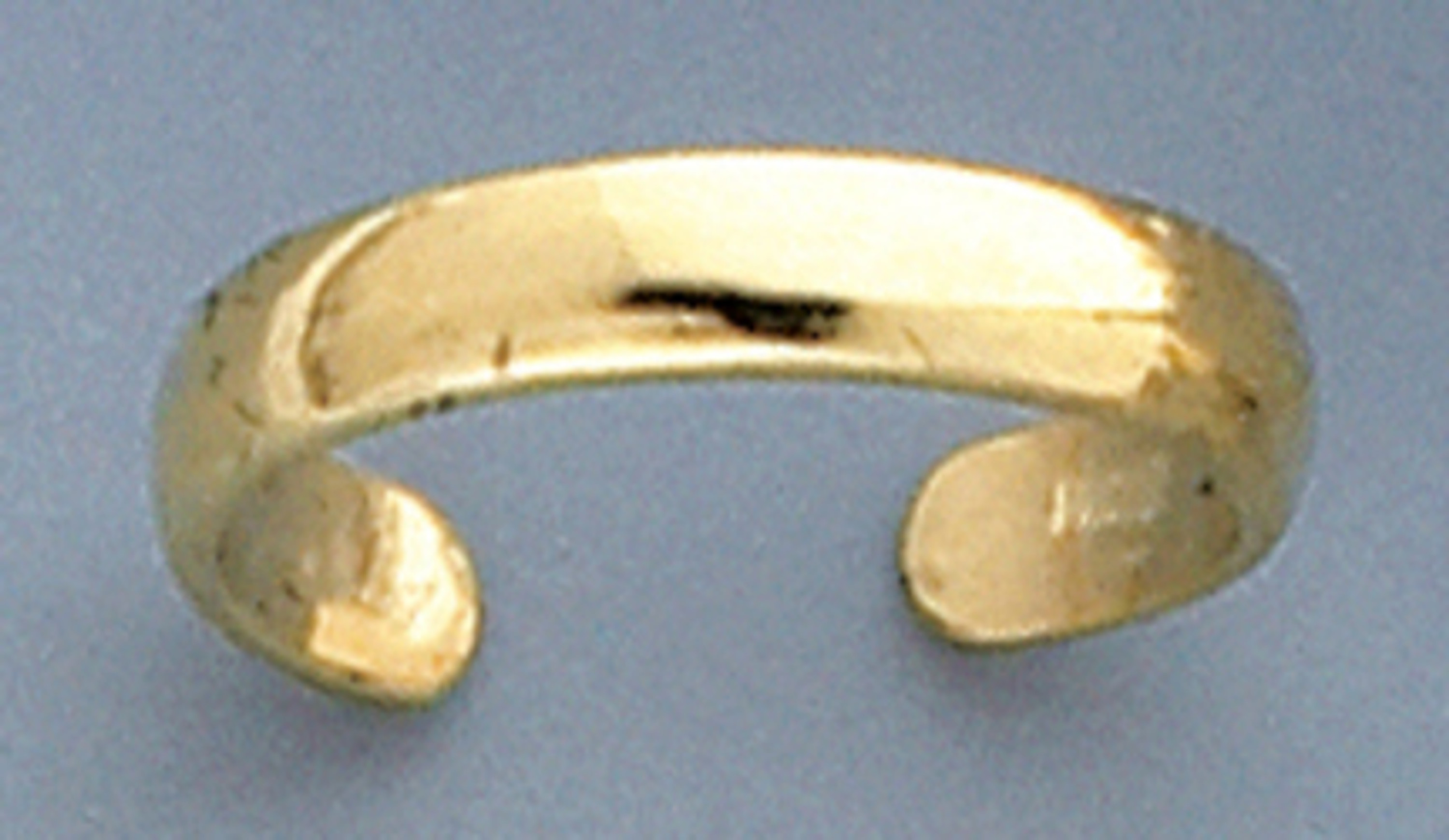 14k Yellow Gold 3.3mm Toe Ring 14k Yellow Gold 3.3mm Toe Ring