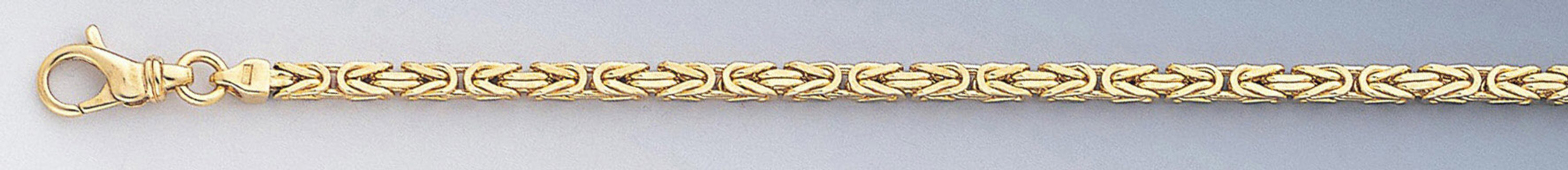 18k Gold 3.0mm Byzantina Bracelet 8 In 18k Gold 3.0mm Byzantina Bracelet 8 In