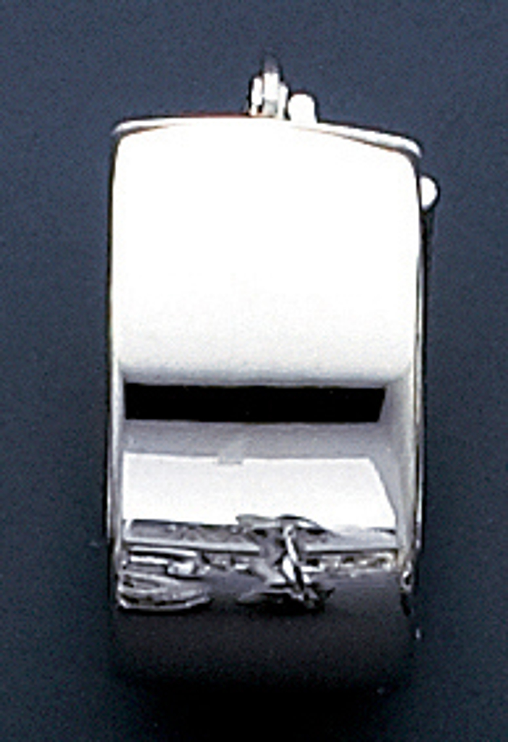 18k White Gold 17.93mm " Nickel Free" Italian Hoop Earrings 18k White Gold 17.93mm " Nickel Free" Italian Hoop Earrings