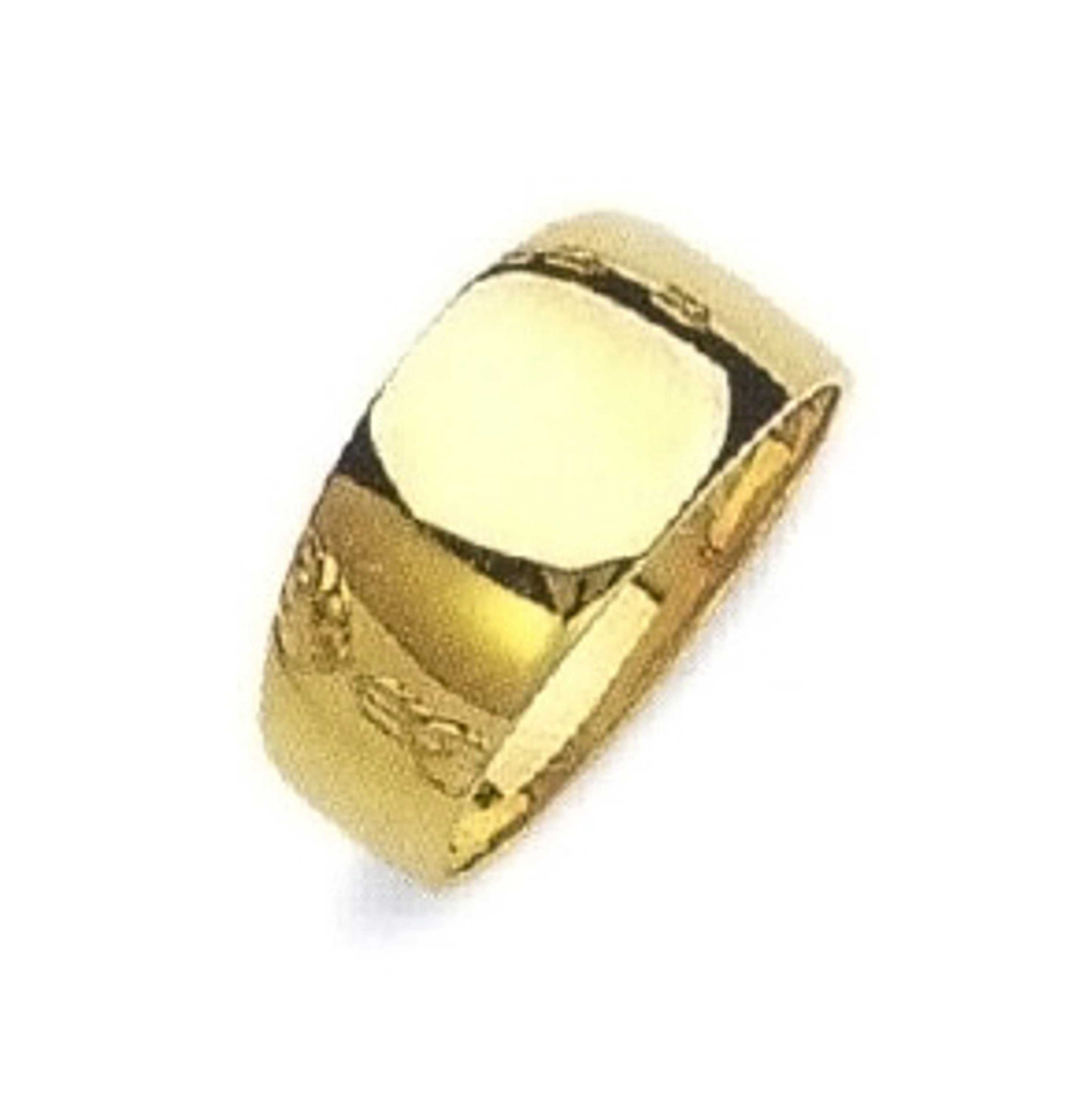 14k Yellow Gold 9mm Cigar Band Ring 14k Yellow Gold 9mm Cigar Band Ring