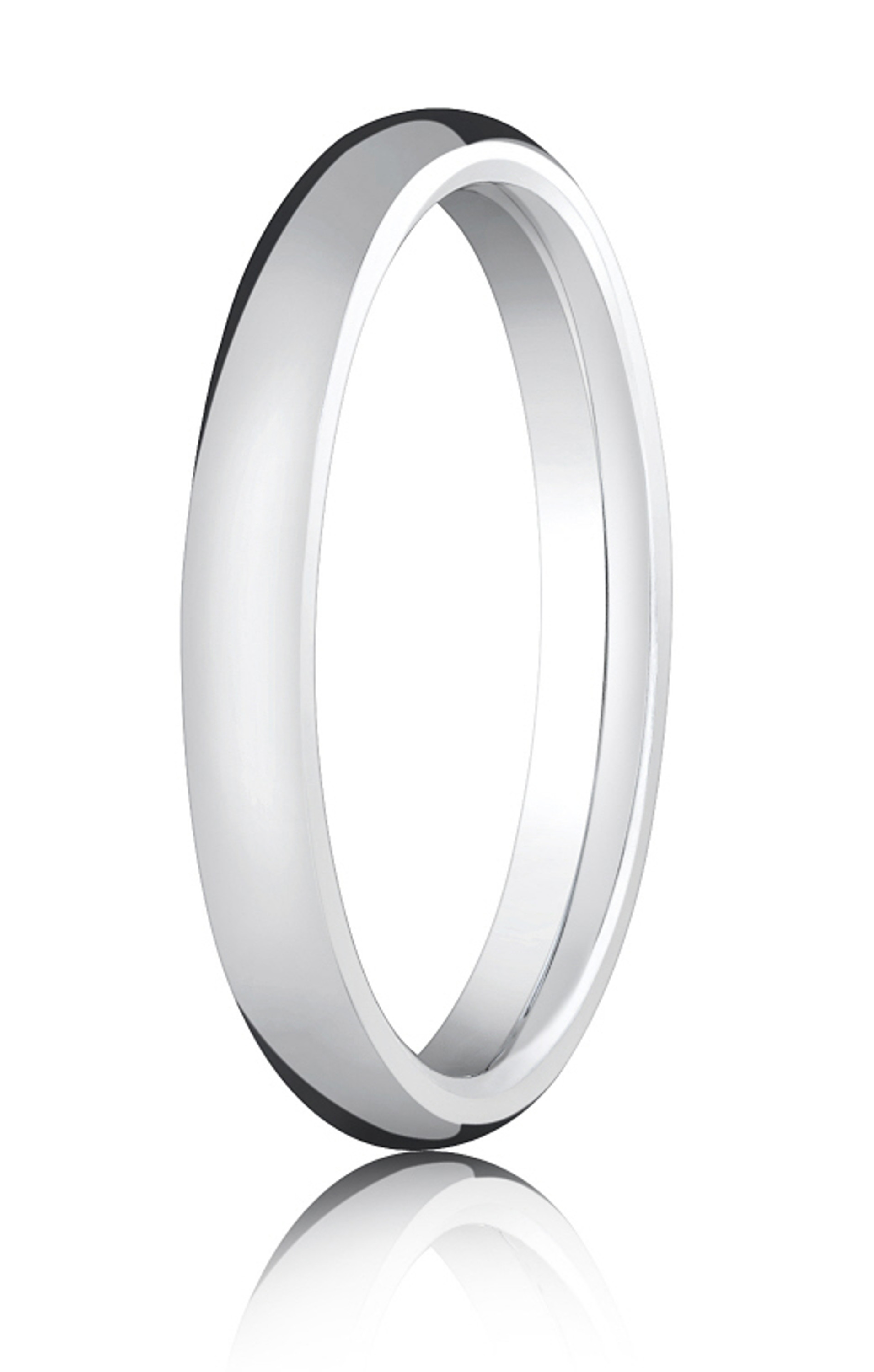 3mm 950  Platinum Comfort Fit Wedding Band