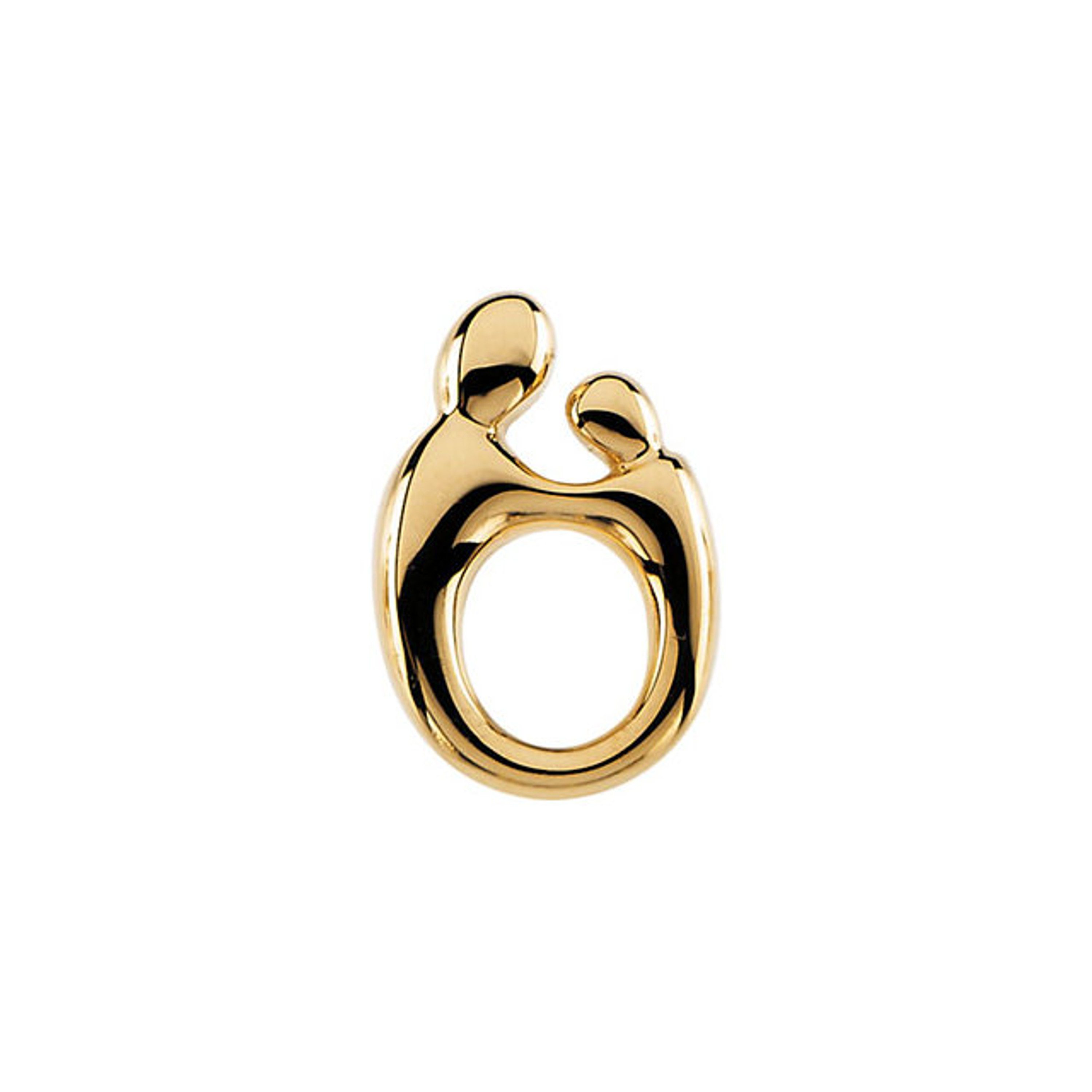 14k Yellow Gold Mother and Child Pendant 14mm high and 10mm wide 14k Yellow Gold Mother and Child Pendant 14mm high and 10mm wide