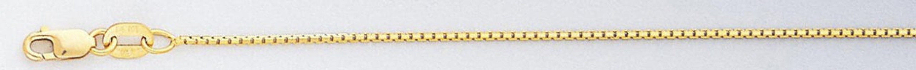 14k Gold 1.0mm Box Chain Anklet 11 Inches 14k Gold 1.0mm Box Chain Anklet 11 Inches