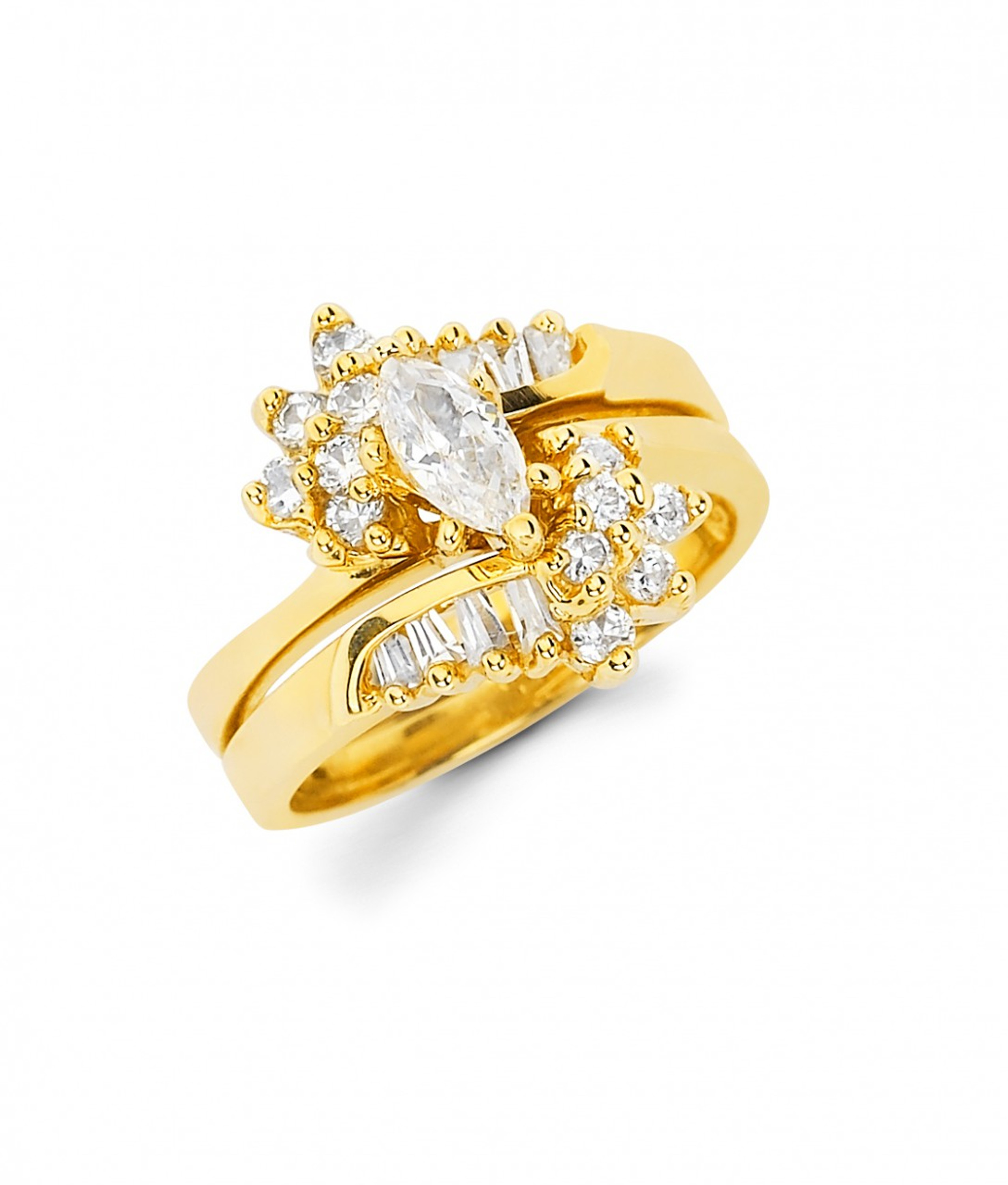 14k Yellow Gold Diamonds Wedding Sets .75ct. 14k Yellow Gold Diamonds Wedding Sets .75ct.