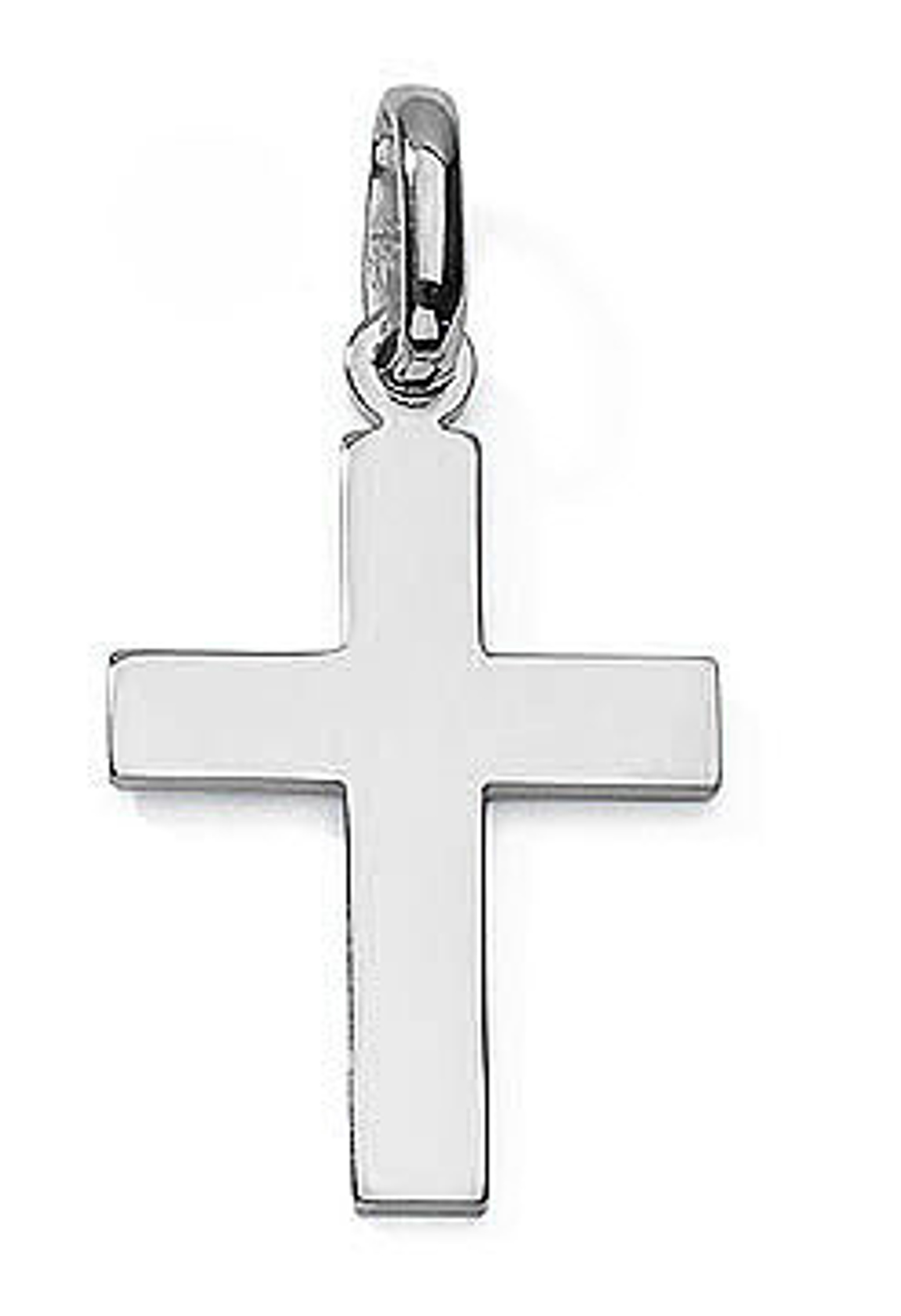 14k White Gold 1 and 1/16 Inch High Cross 14k White Gold 1 and 1/16 Inch High Cross