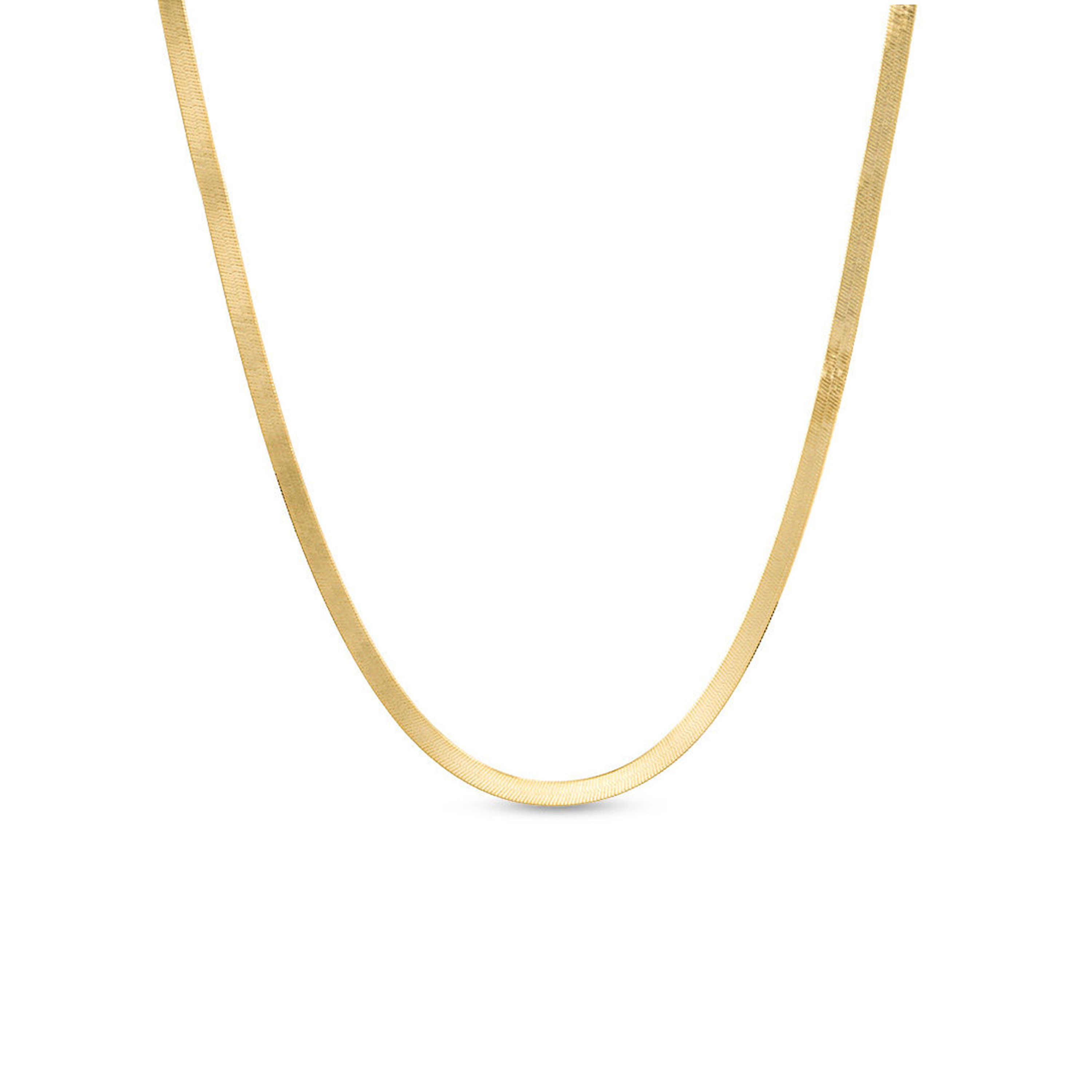 10k Yellow Gold 3mm Herringbone Chain 22 Inches 10k Yellow Gold 3mm Herringbone Chain 22 Inches