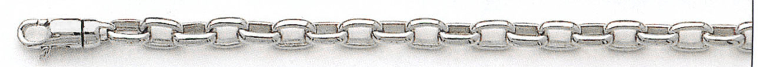 10k White Gold 4.4mm Rolo Chain 16 Inches 10k White Gold 4.4mm Rolo Chain 16 Inches