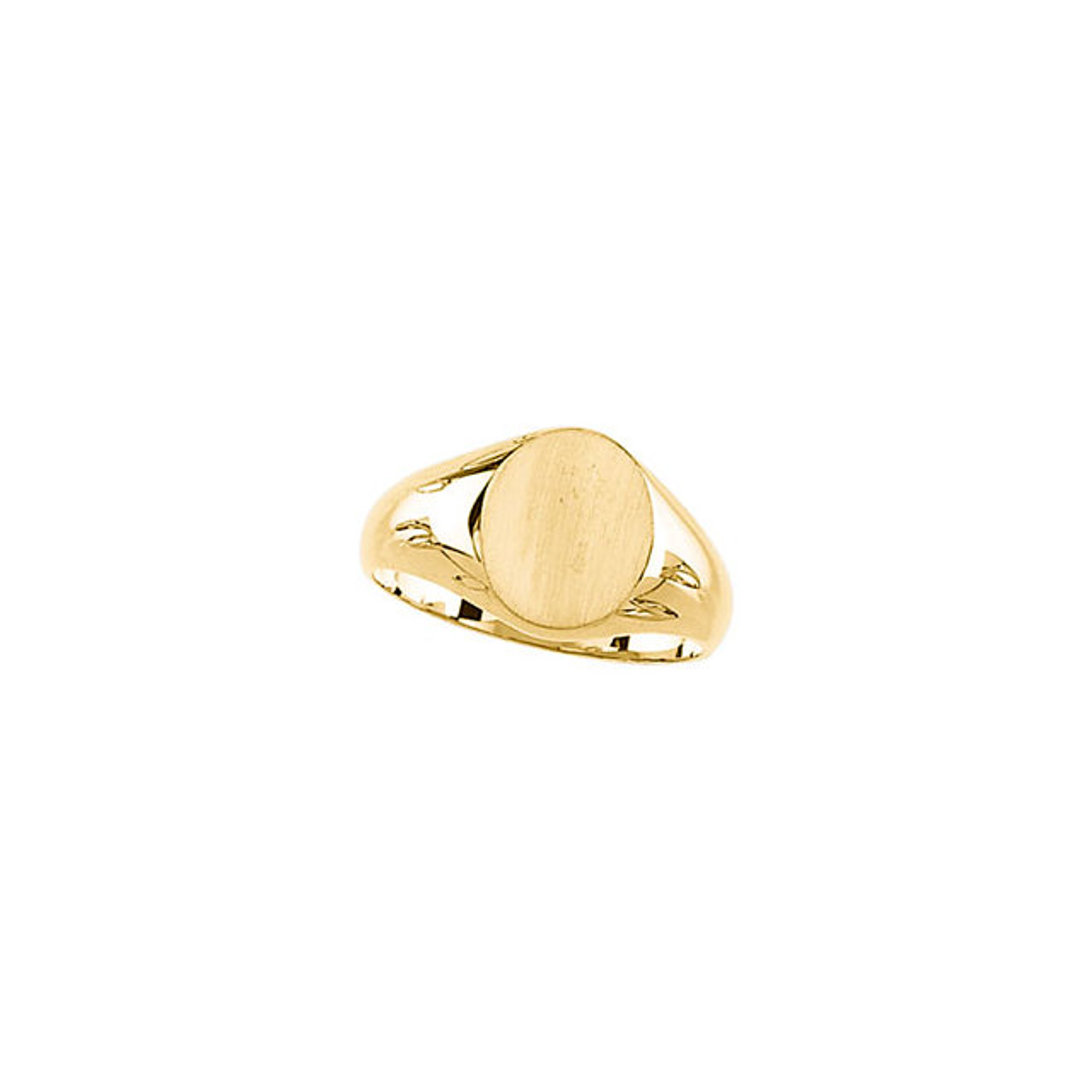 18k Gold Men's Oval Signet Ring 11mmx10mm 18k Gold Men's Oval Signet Ring 11mmx10mm
