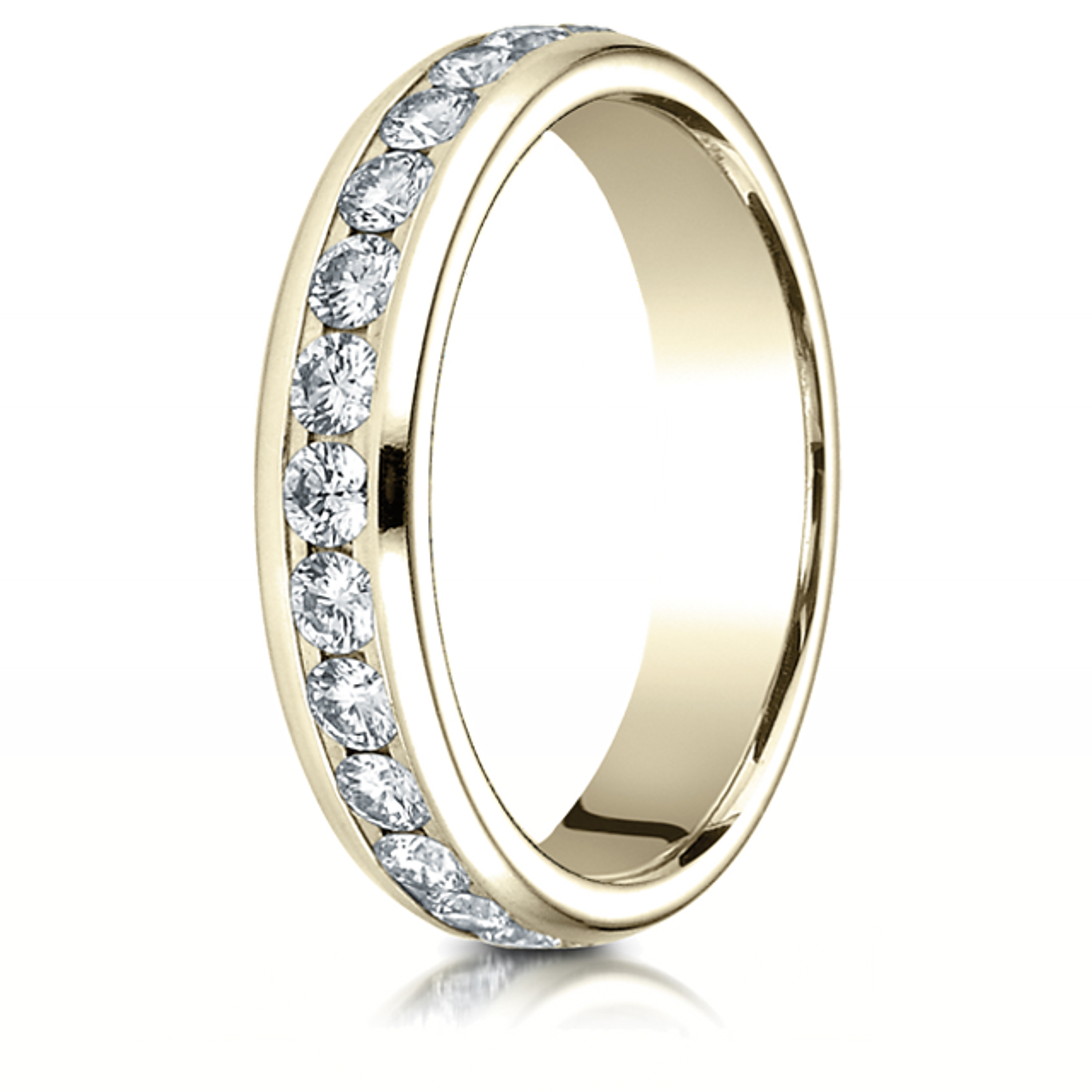 1.5  ct. Diamond  Eternity band 4mm in 18k Yellow gold 1.5  ct. Diamond  Eternity band 4mm in 18k Yellow gold