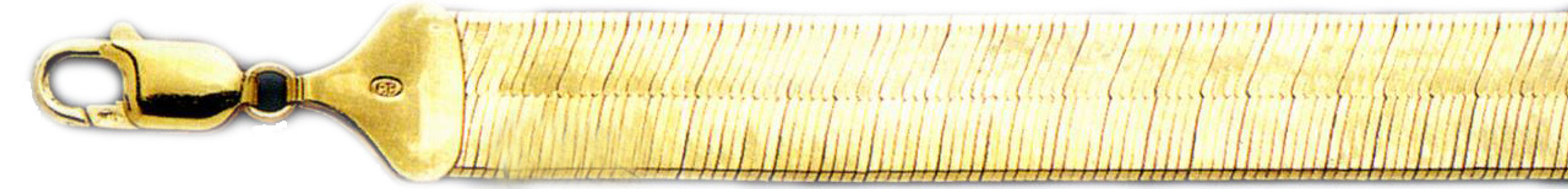 10k  Yellow Gold 12mm Herringbone Chain Bracelet 10 Inches 10k  Yellow Gold 12mm Herringbone Chain Bracelet 10 Inches