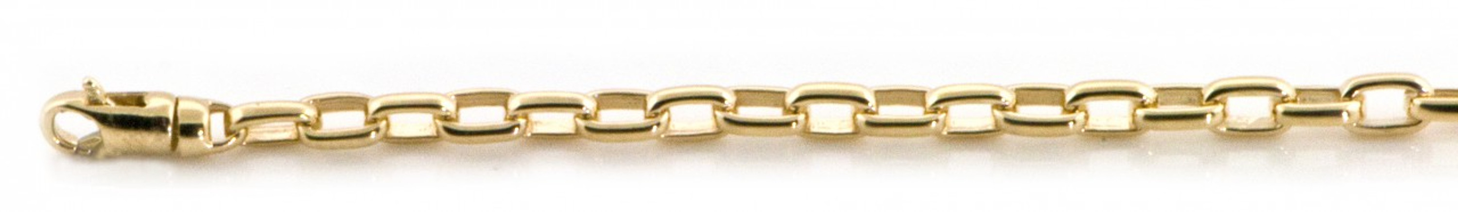 18k Gold 4.4mm Rolo Chain 8 Inches 18k Gold 4.4mm Rolo Chain 8 Inches