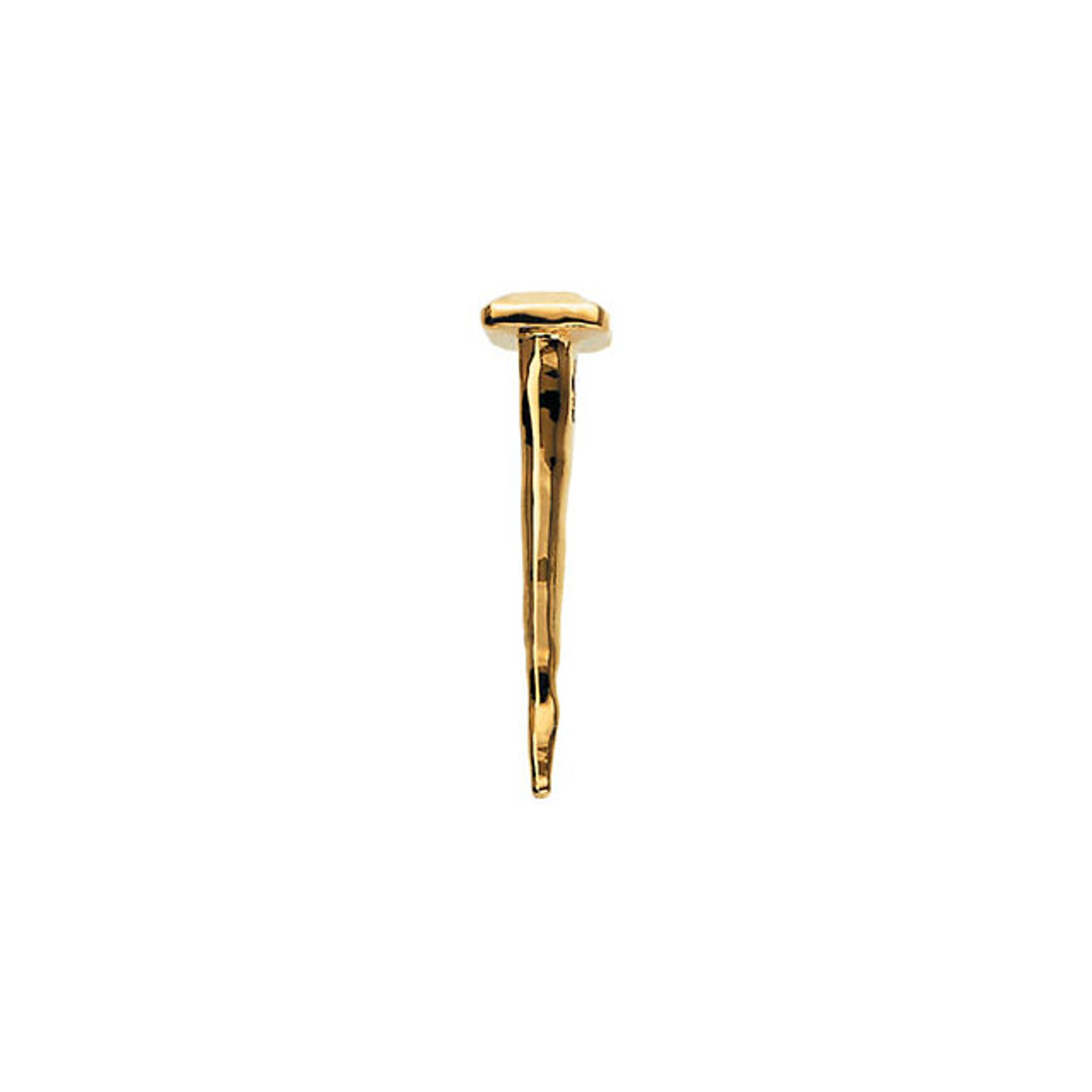 14k Yellow Gold Nail of Christ Pendant 38.5mm x 9.75mm 14k Yellow Gold Nail of Christ Pendant 38.5mm x 9.75mm