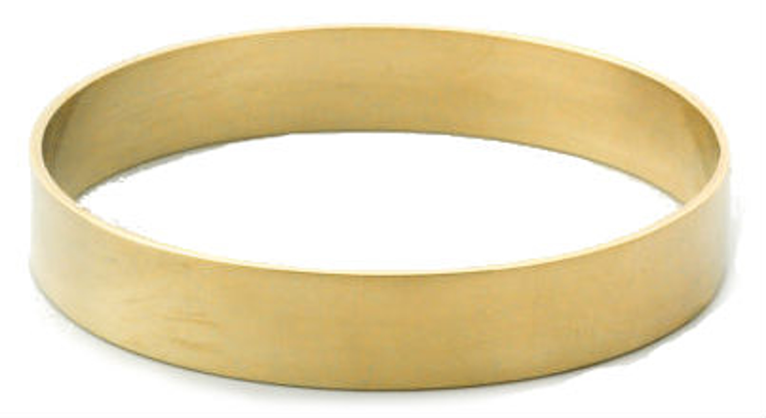 14k Gold 10mm Wide Flat High Polished Slip-on Solid Bangle 7 Inches 14k Gold 10mm Wide Flat High Polished Slip-on Solid Bangle 7 Inches