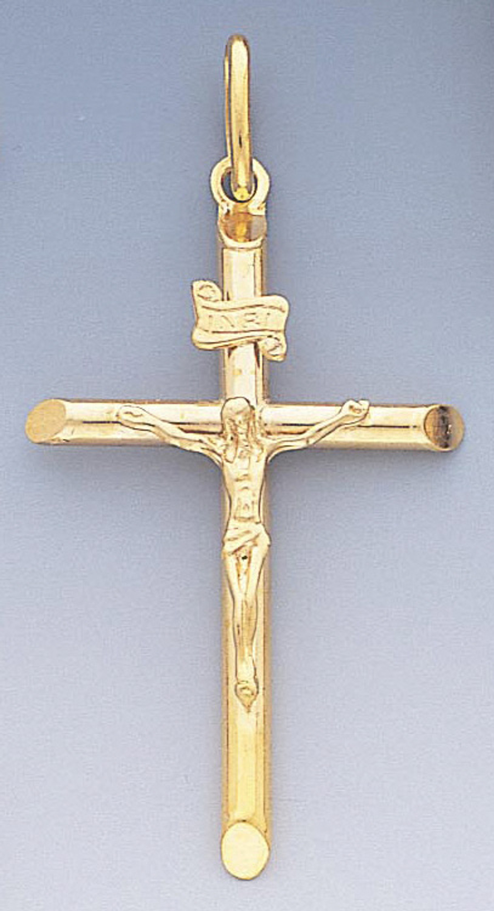 10k Gold Hollow Crucifix Pendant 33mm W X 52mm tall 10k Gold Hollow Crucifix Pendant 33mm W X 52mm tall