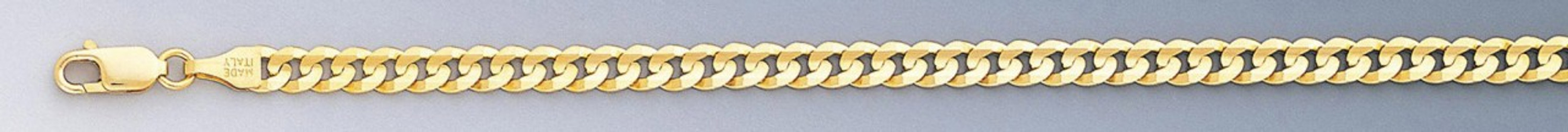 14k Gold 5mm Flat Curb Bracelet 8 1/2 Inches 14k Gold 5mm Flat Curb Bracelet 8 1/2 Inches