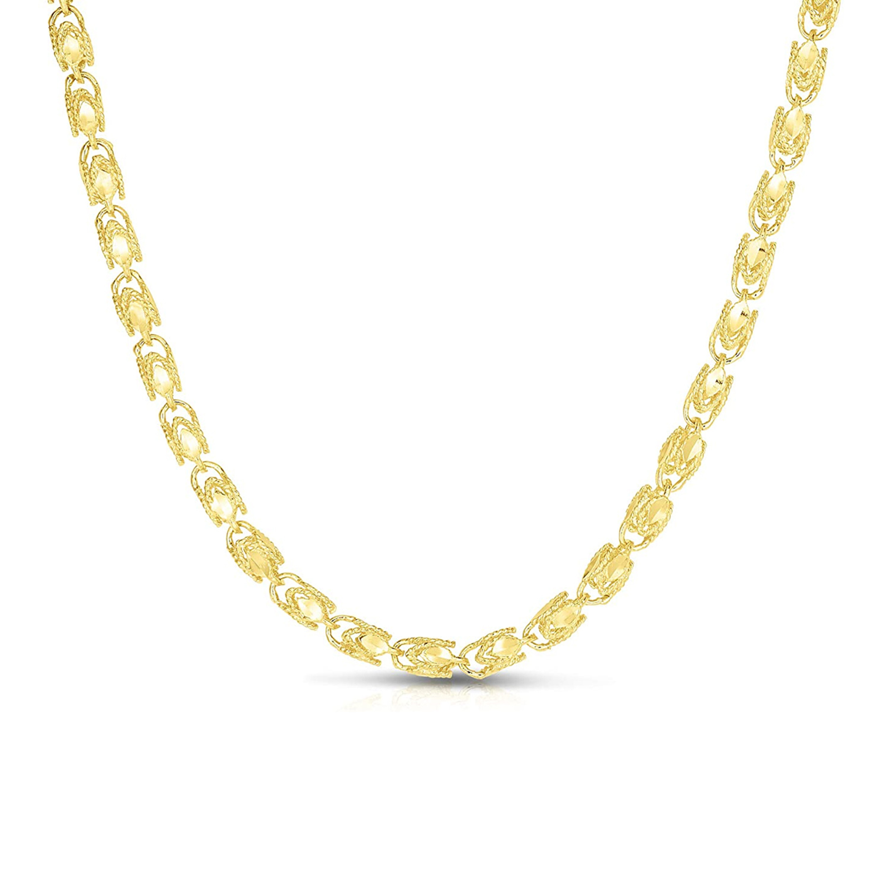 14k Gold 4mm Marquis Link Chain 28 Inches 14k Gold 4mm Marquis Link Chain 28 Inches