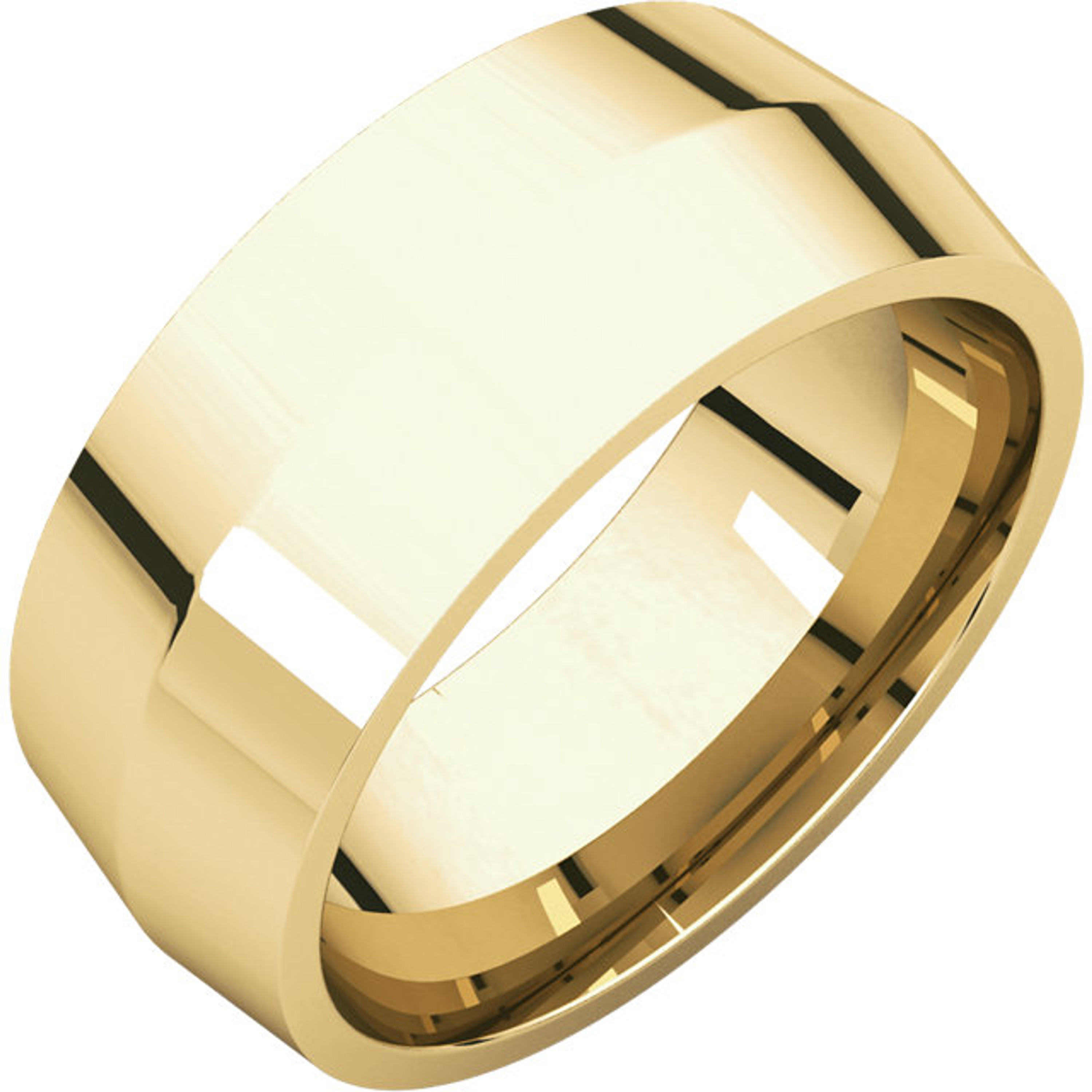 14k Yellow 8mm Knife Edge Comfort Fit Wedding Band 14k Yellow 8mm Knife Edge Comfort Fit Wedding Band