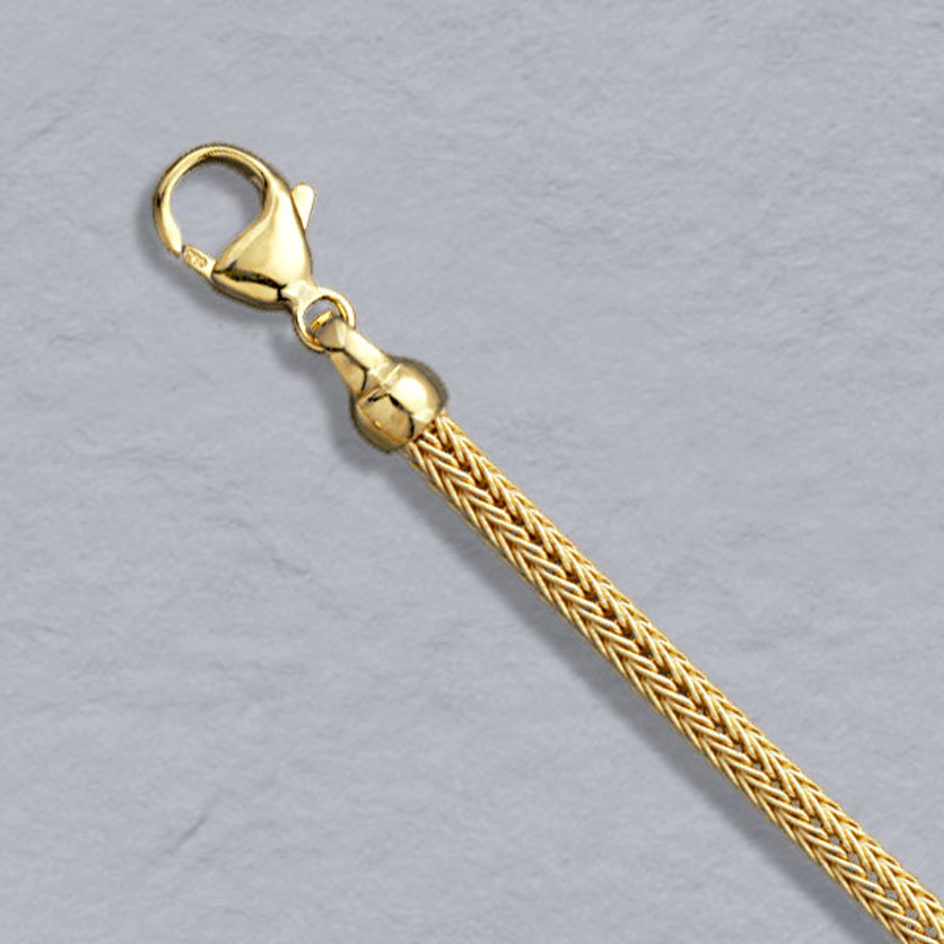 14K Yellow Gold Foxtail mesh 3.1mm 20 Inches 14K Yellow Gold Foxtail mesh 3.1mm 20 Inches