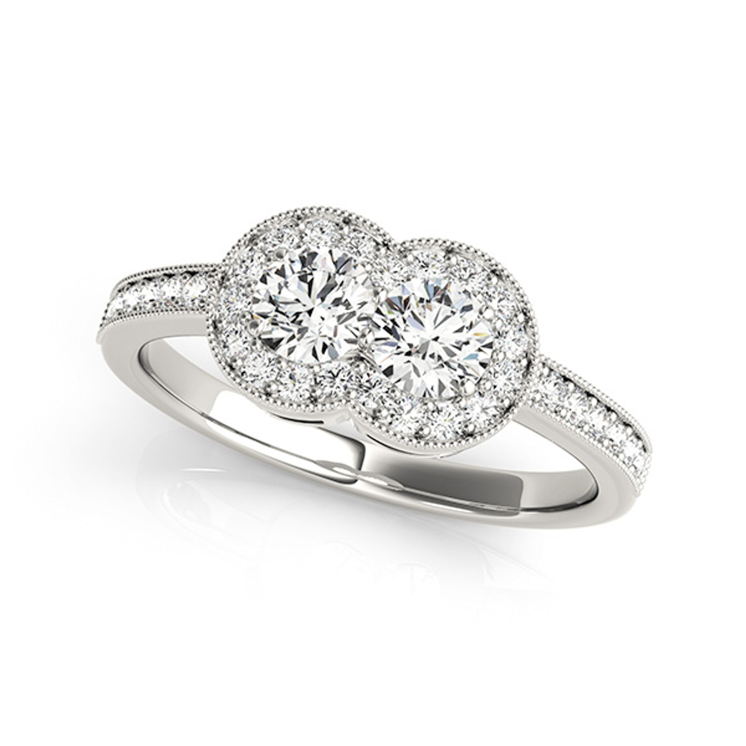 1/2 CT. T.W. Two-Stone  Diamond Ring in 14K Gold 1/2 CT. T.W. Two-Stone  Diamond Ring in 14K Gold